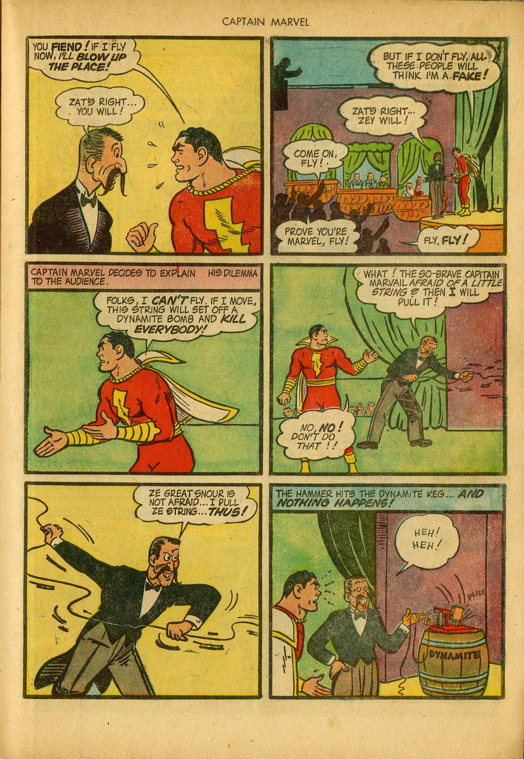 Read online Captain Marvel Adventures comic -  Issue #34 - 41