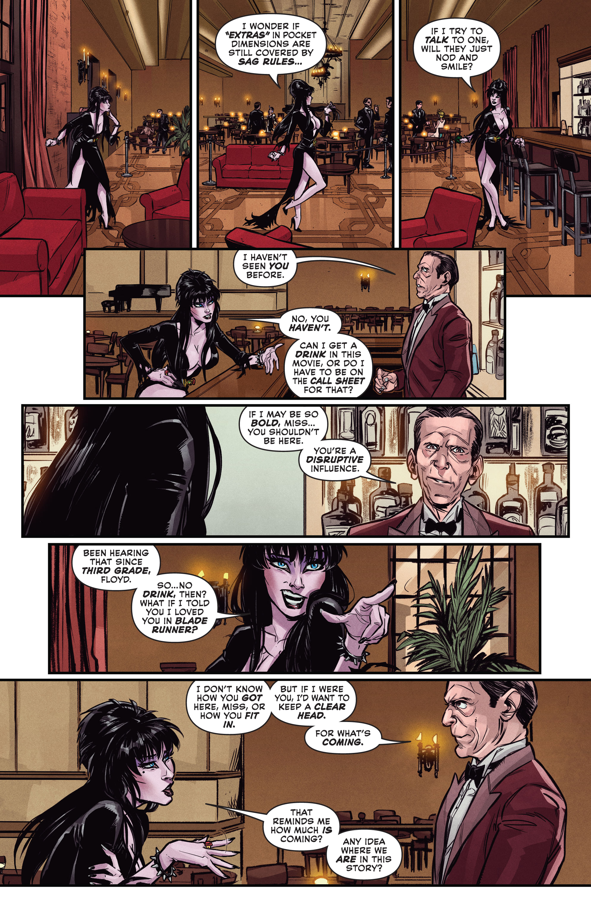 Read online Elvira in Horrorland comic -  Issue #2 - 8