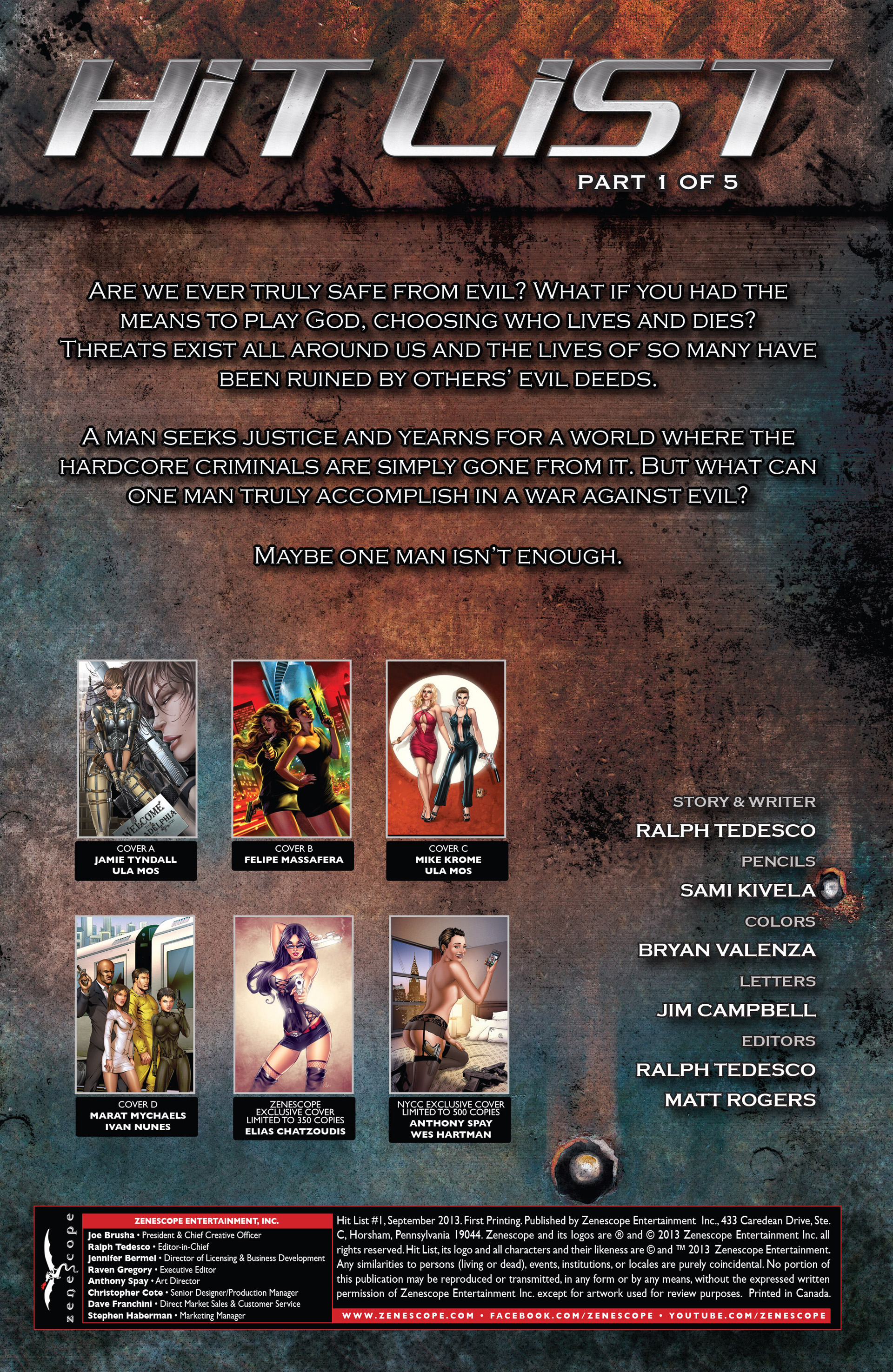 Read online Hit List comic -  Issue #1 - 2