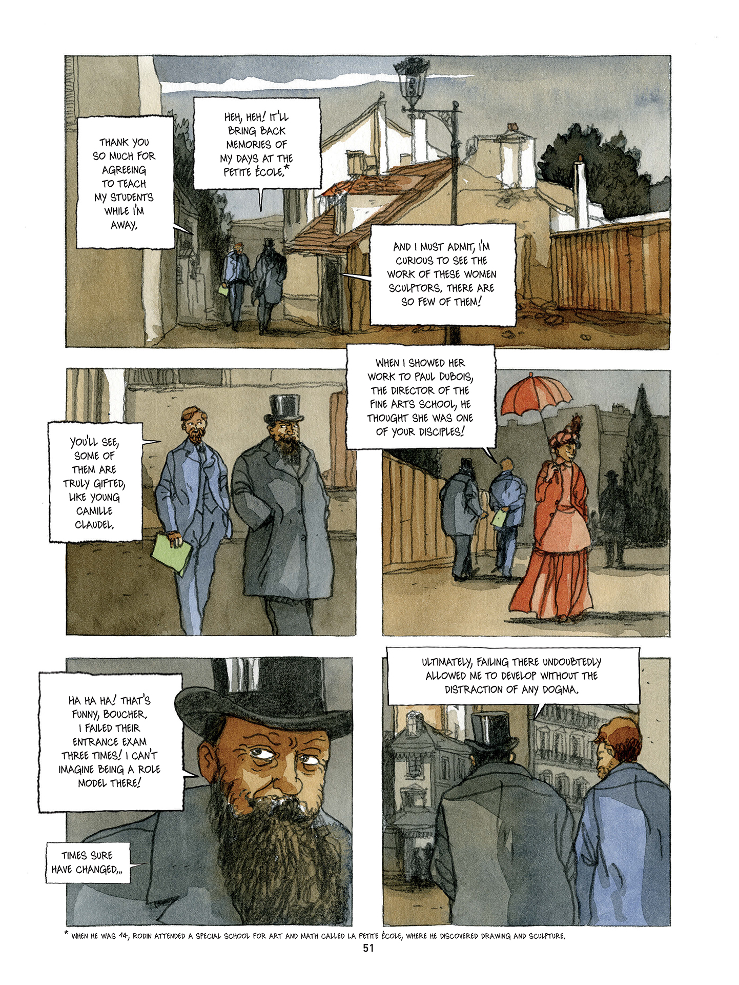 Read online Rodin: Fugit Amor, An Intimate Portrait comic -  Issue # TPB - 52