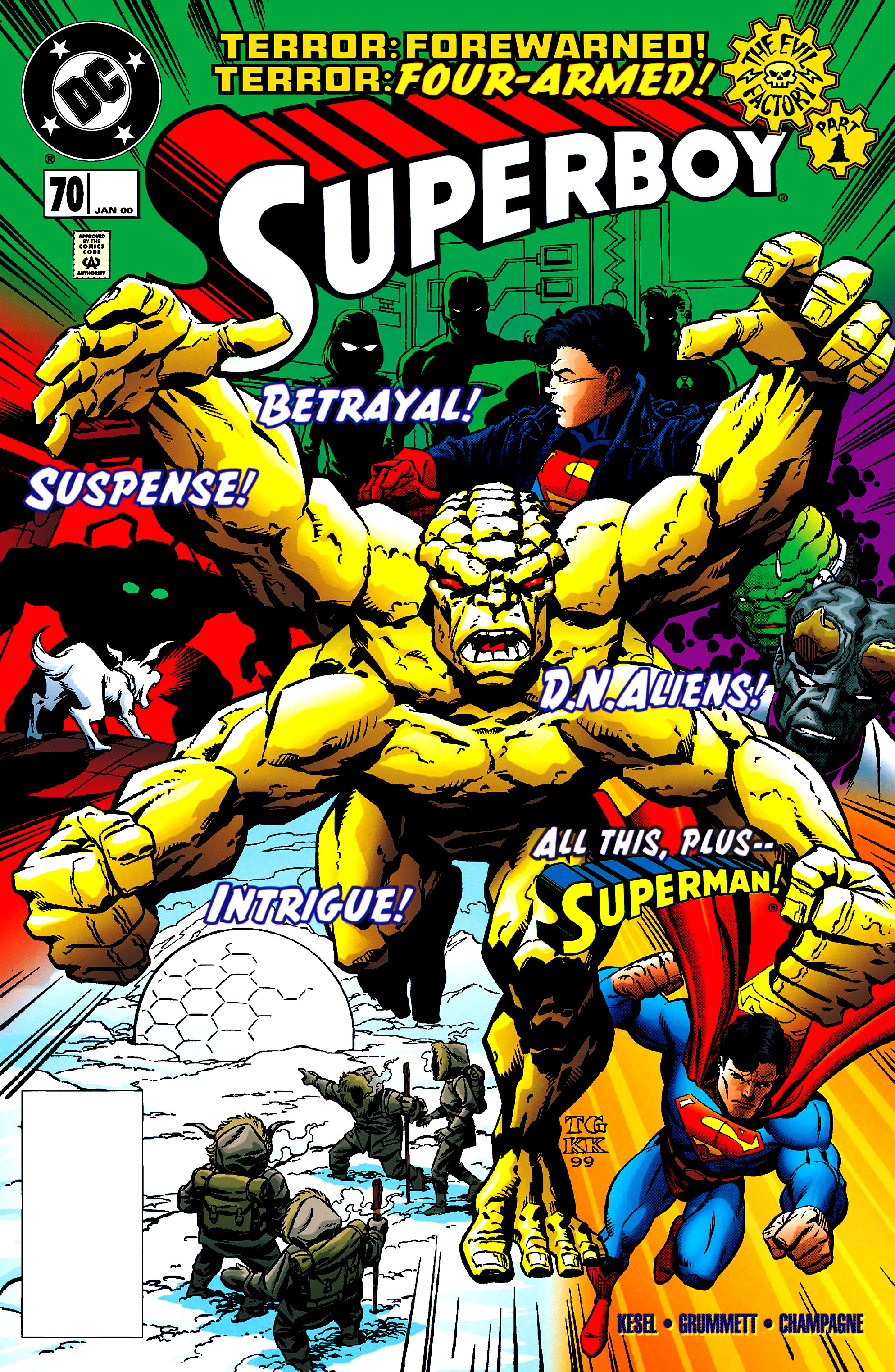 Read online Superboy (1994) comic -  Issue #70 - 1