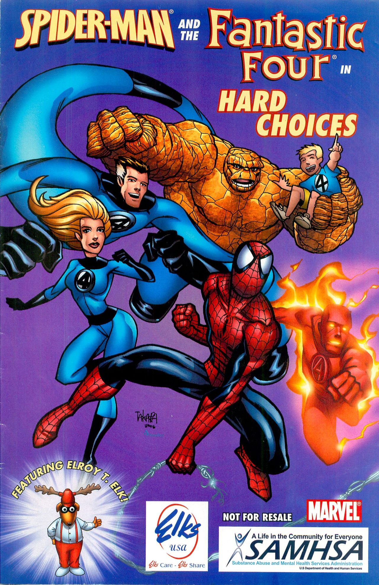 Read online Spider-Man and the Fantastic Four in Hard Choices comic -  Issue # Full - 1