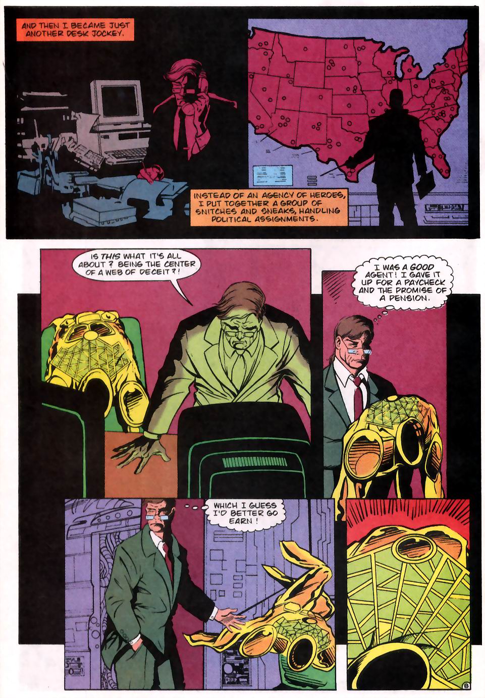 Read online The Web (1991) comic -  Issue #10 - 9