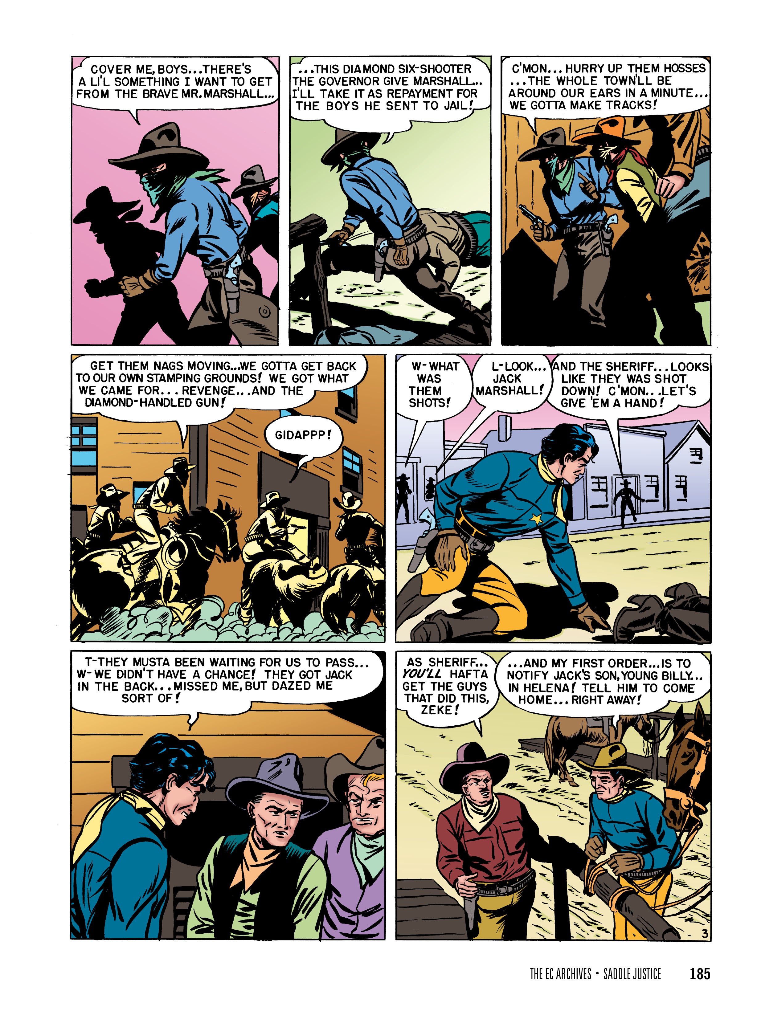 Read online The EC Archives: Saddle Justice comic -  Issue # TPB (Part 2) - 87
