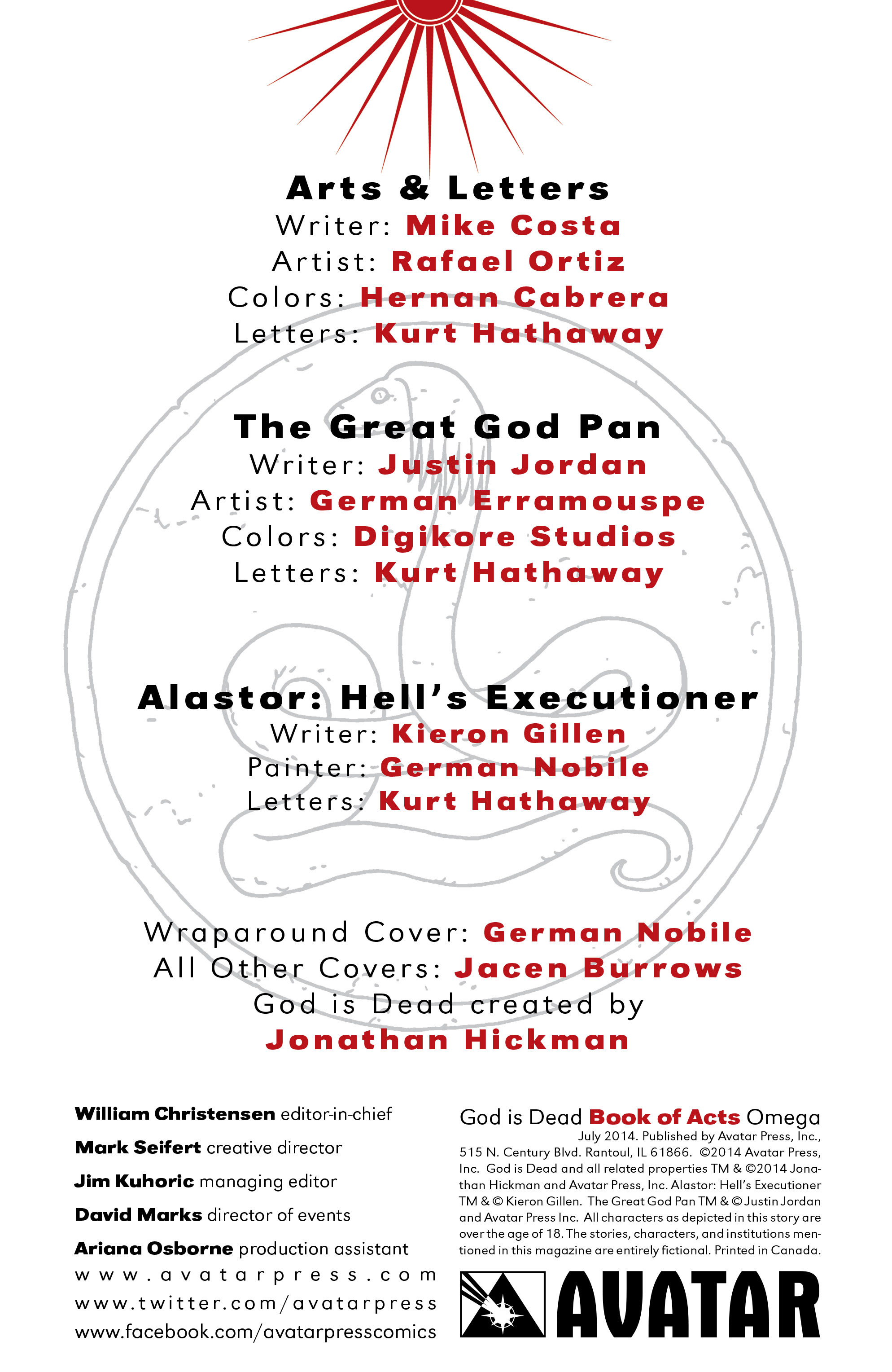 Read online God is Dead: Book of Acts comic -  Issue # Omega - 8