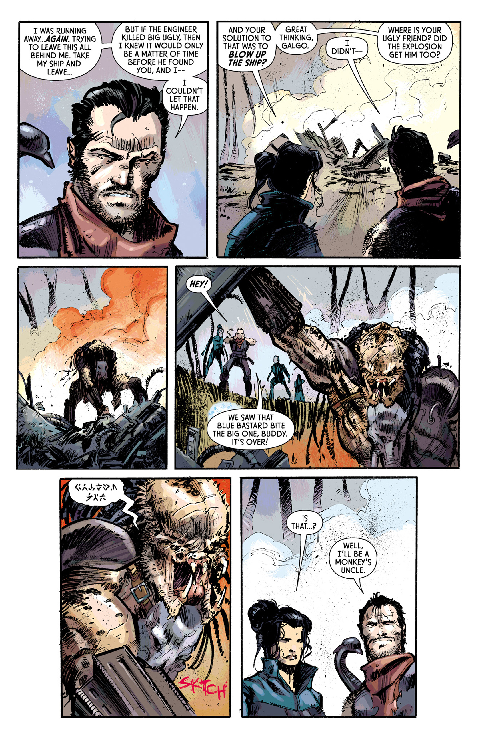 Read online Predator: Fire and Stone comic -  Issue #4 - 19