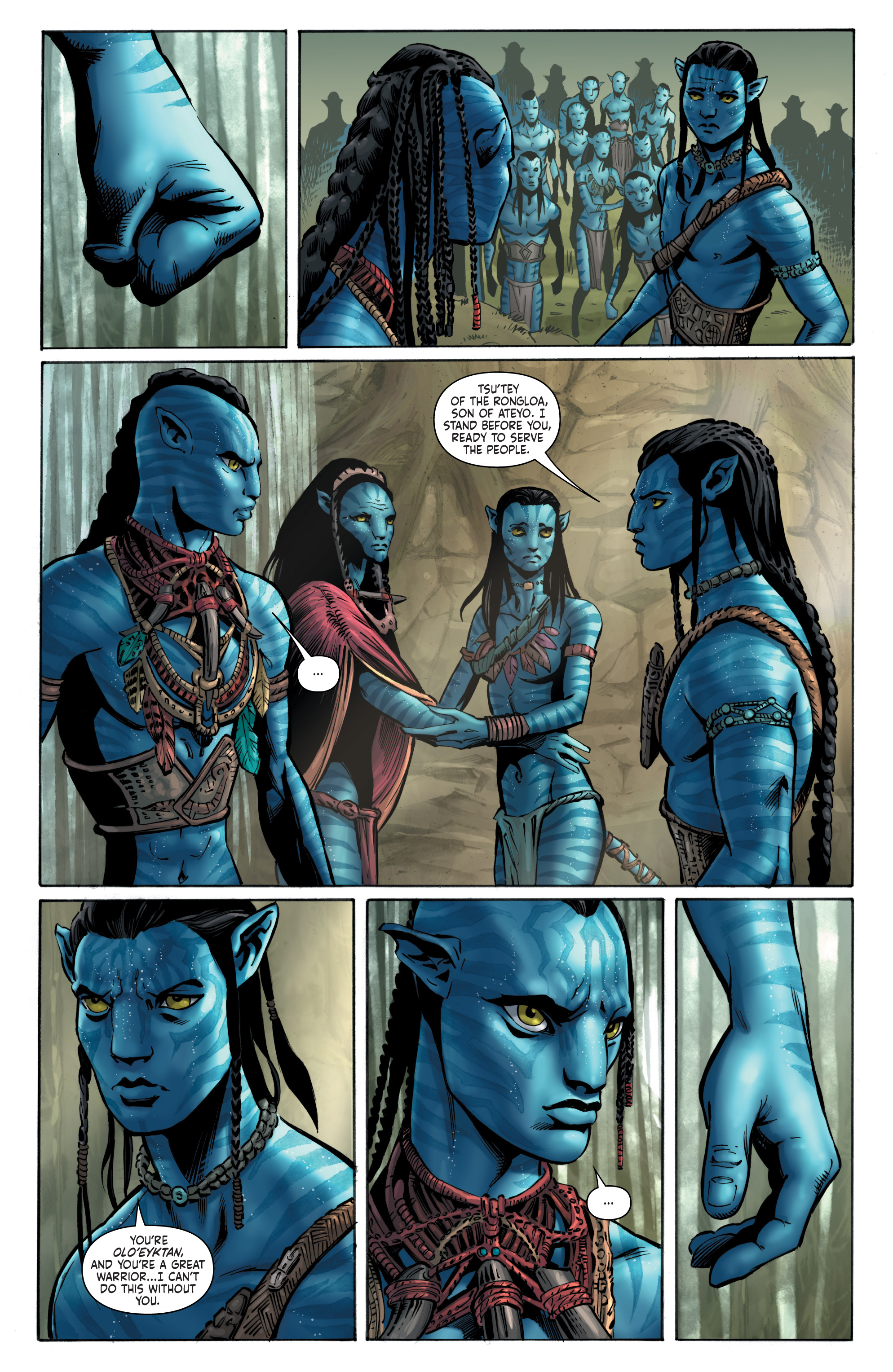 Read online Avatar: Tsu'tey's Path comic -  Issue #6 - 6