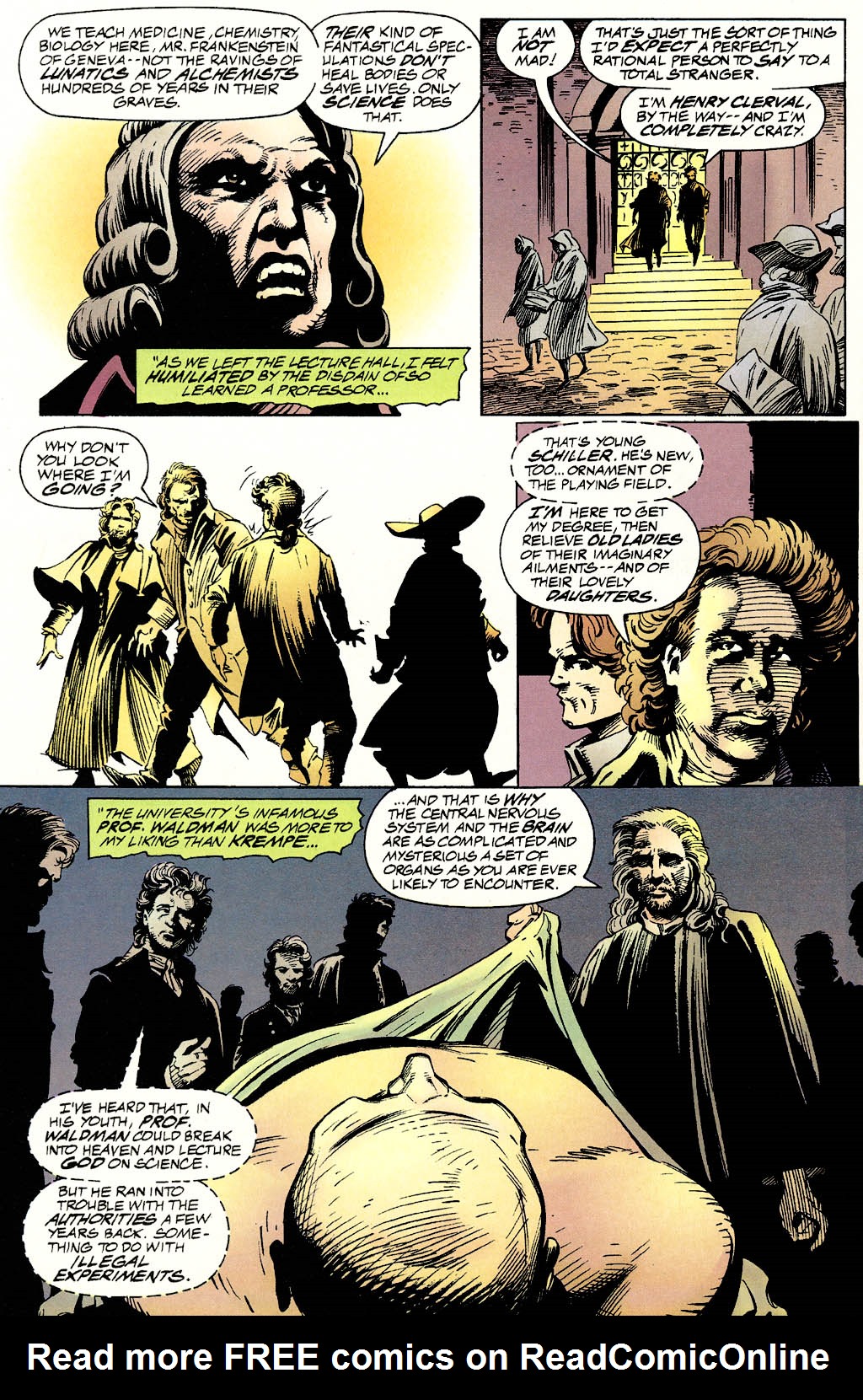 Read online Mary Shelley's Frankenstein comic -  Issue #1 - 14
