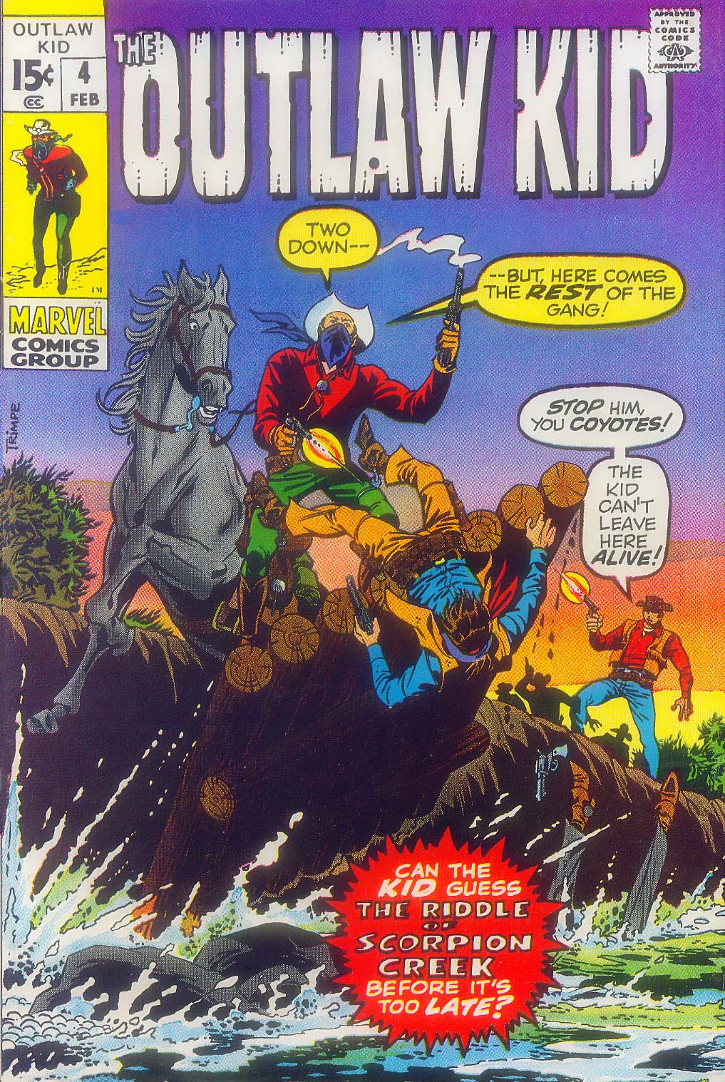 Read online The Outlaw Kid (1970) comic -  Issue #4 - 1