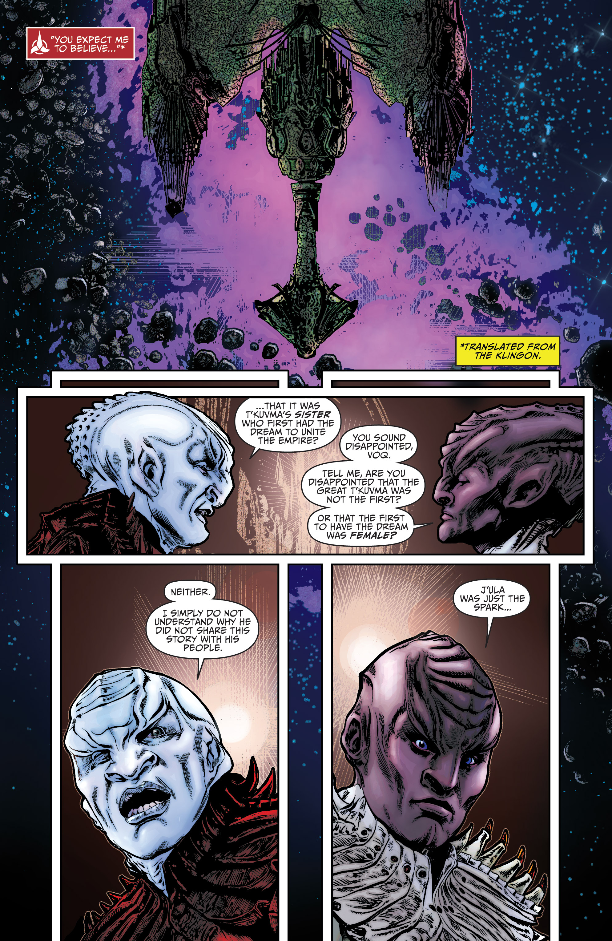Read online Star Trek: Discovery: The Light of Kahless comic -  Issue #2 - 3
