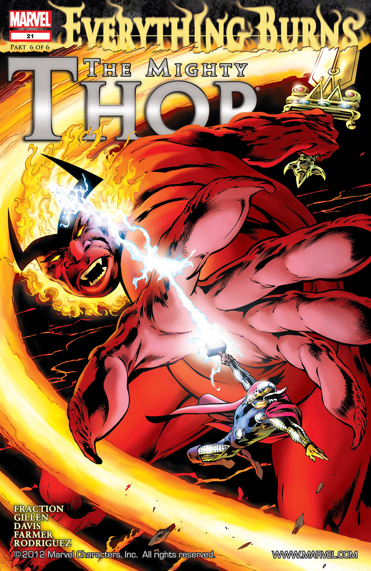 Read online The Mighty Thor (2011) comic -  Issue #21 - 1