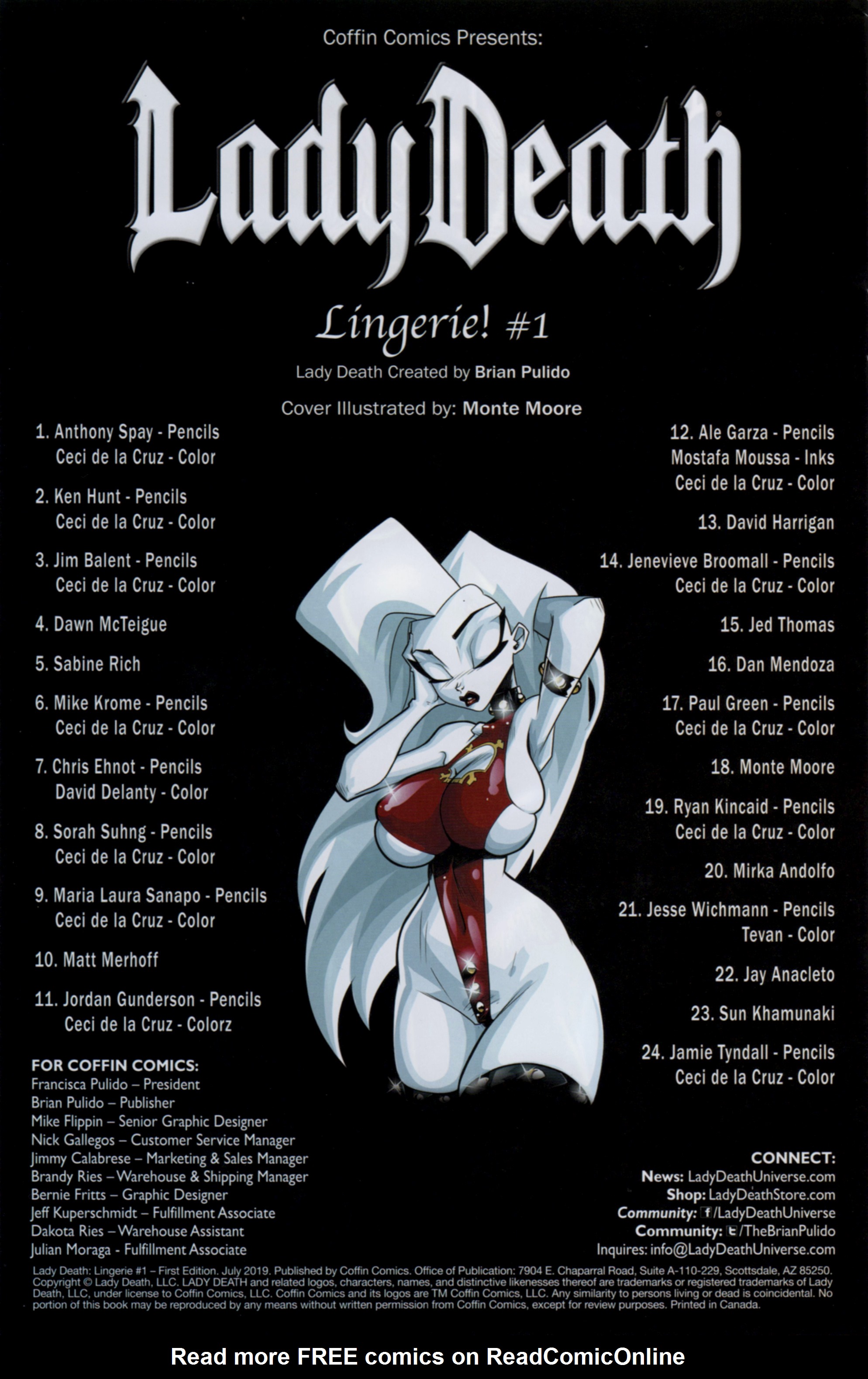 Read online Lady Death: Lingerie comic -  Issue # Full - 2