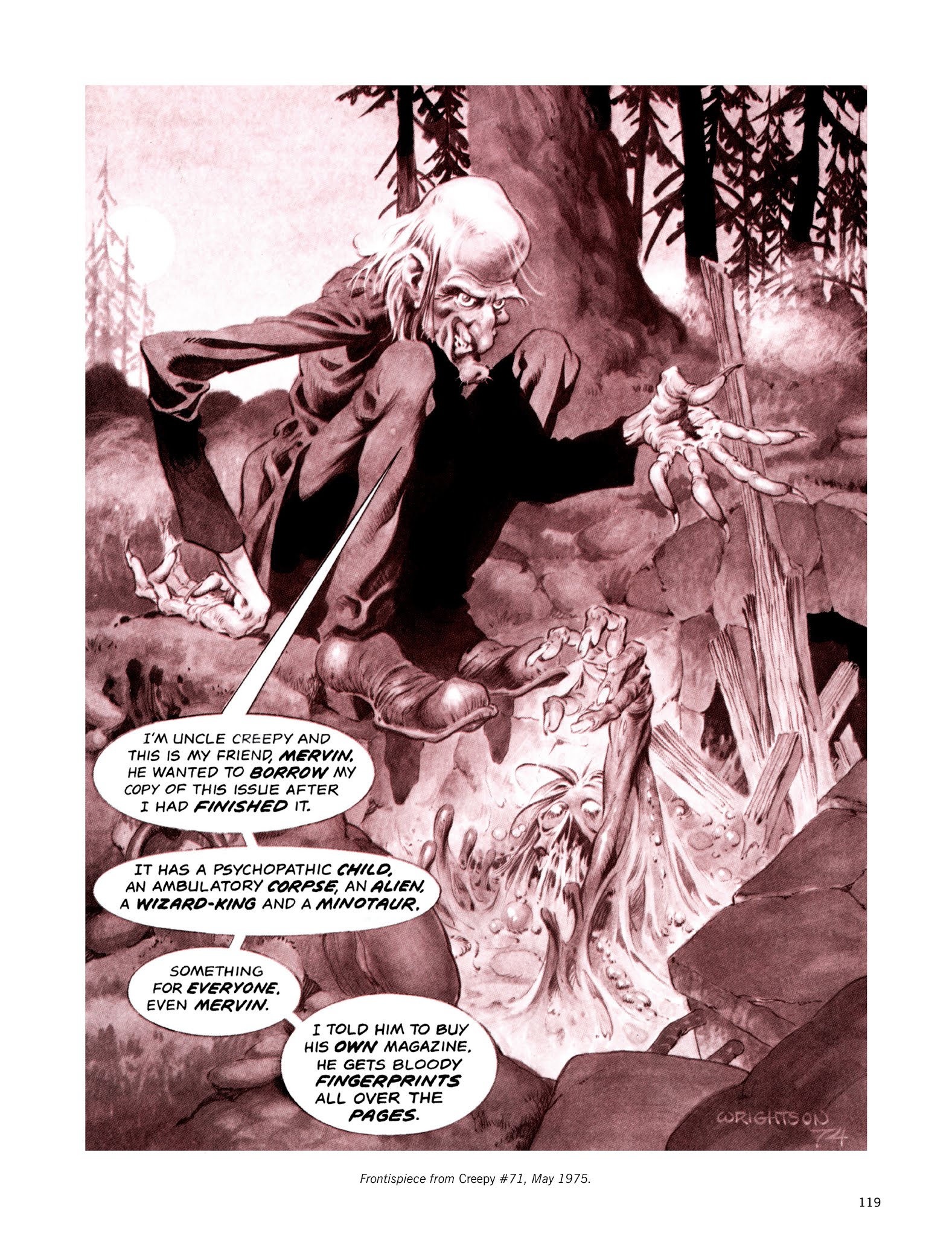 Read online Creepy Presents Bernie Wrightson comic -  Issue # TPB - 122