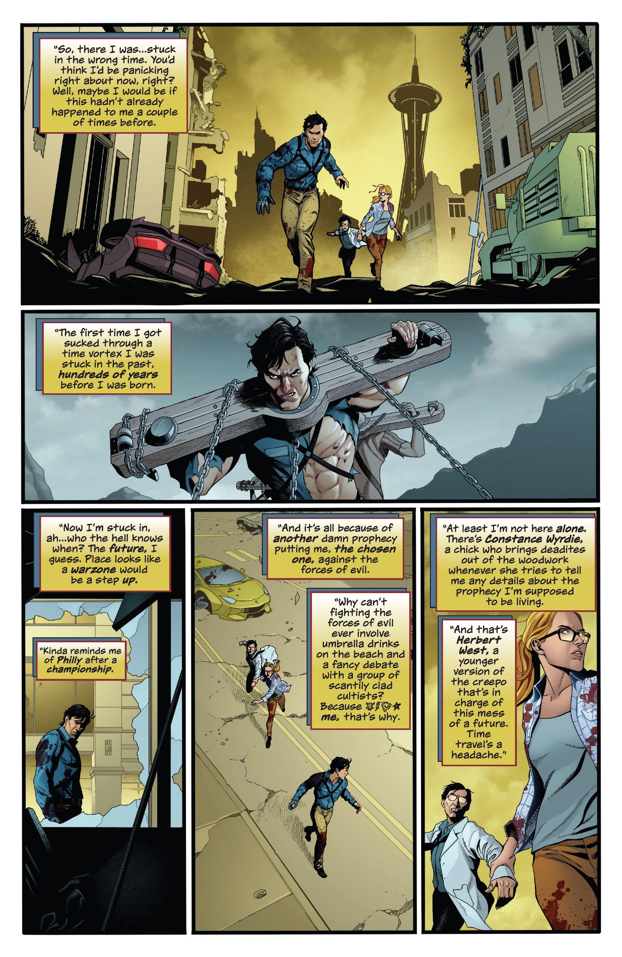 Read online Army of Darkness Vs. Reanimator: Necronomicon Rising comic -  Issue #4 - 6