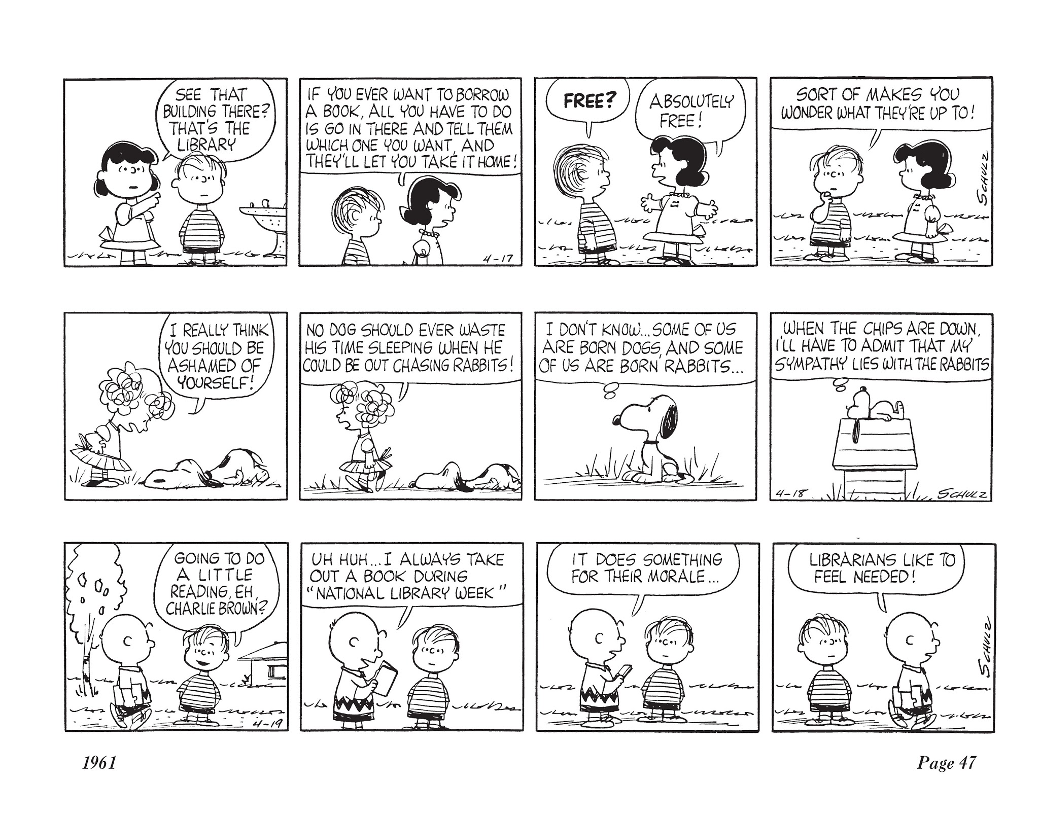 Read online The Complete Peanuts comic -  Issue # TPB 6 - 62