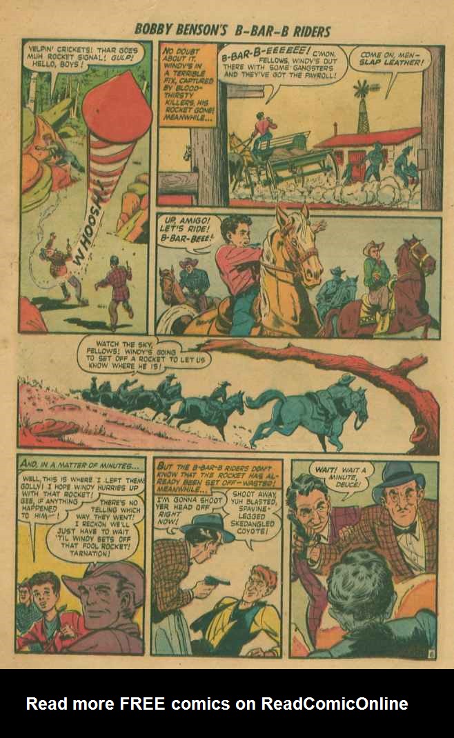 Read online Bobby Benson's B-Bar-B Riders comic -  Issue #1 - 8