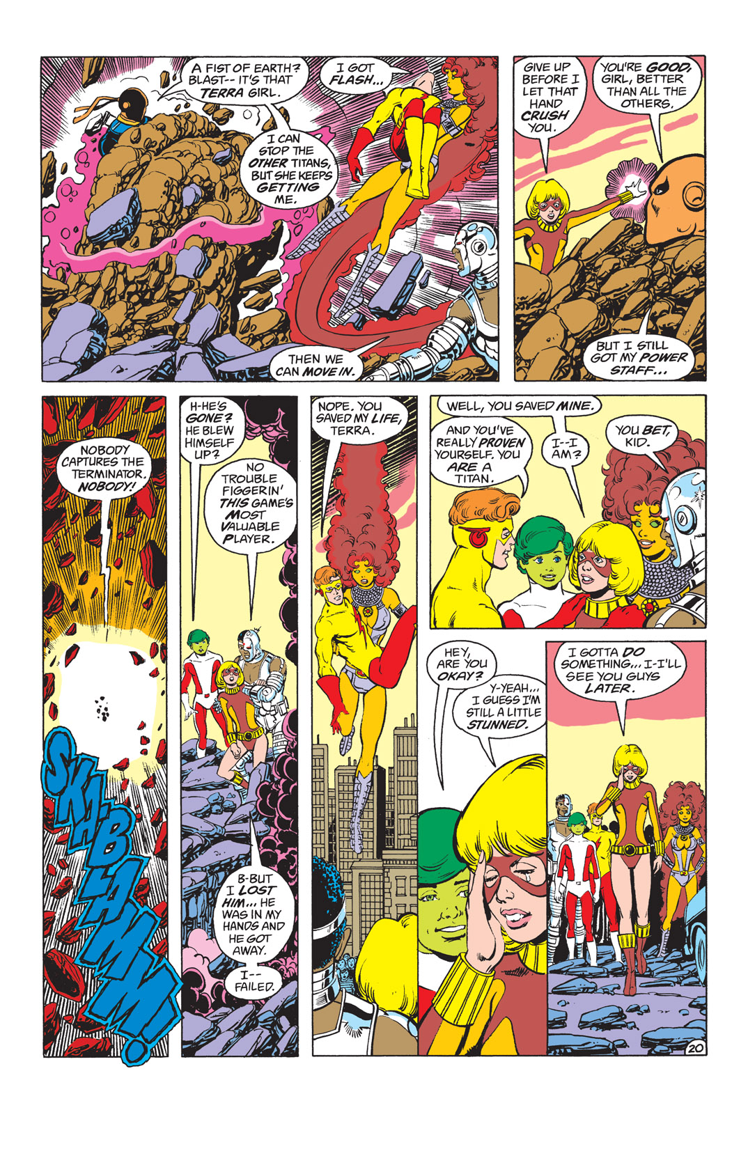 Read online The New Teen Titans (1980) comic -  Issue #34 - 21