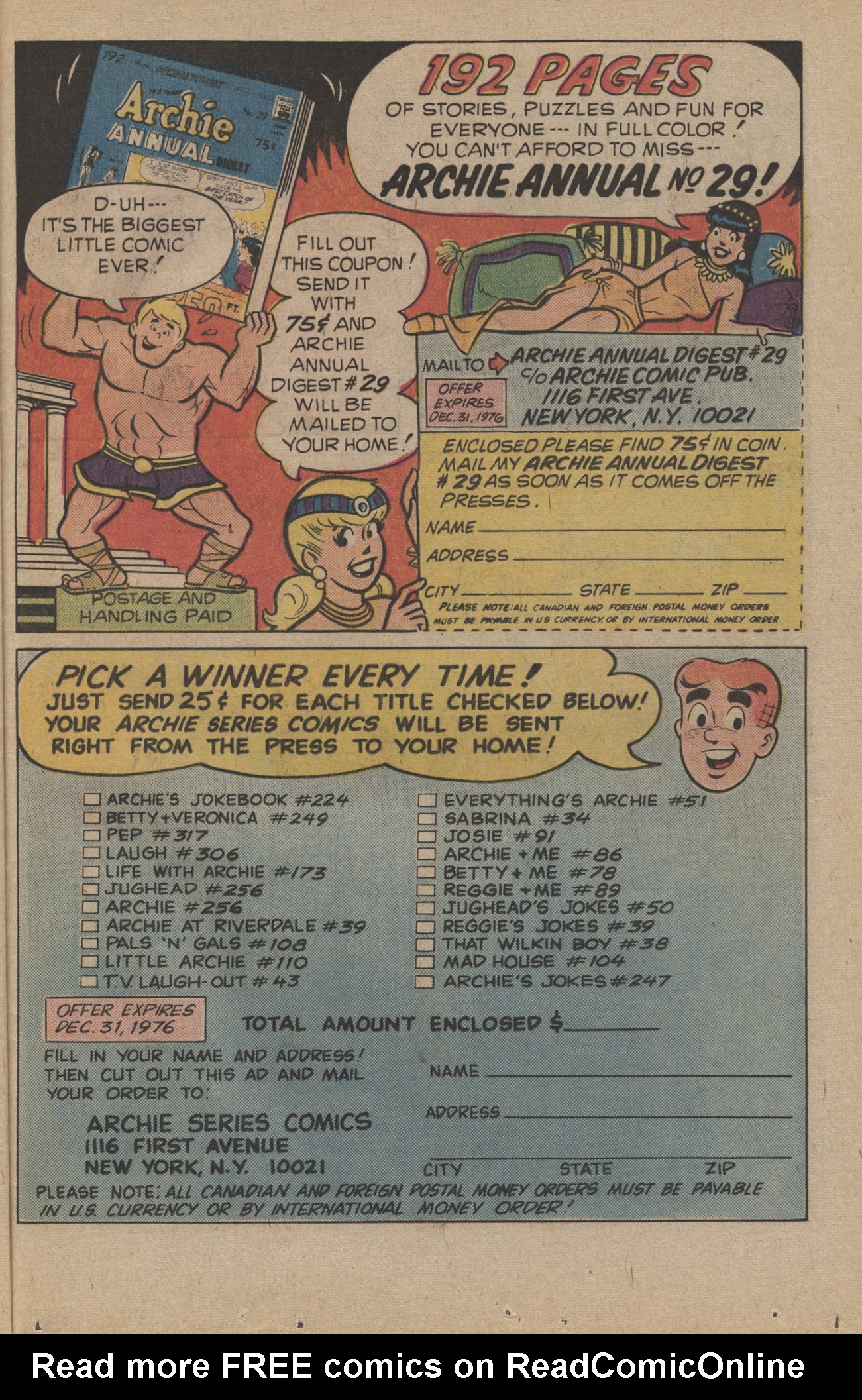 Read online Reggie and Me (1966) comic -  Issue #89 - 33