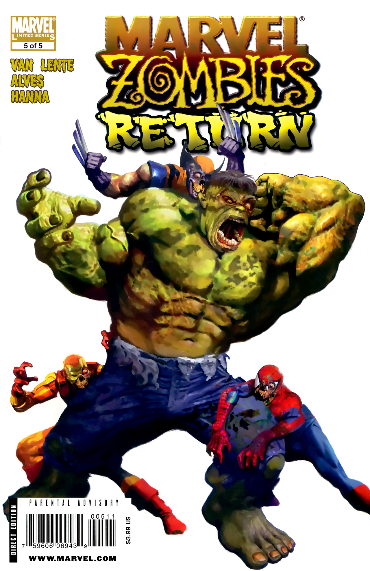 Read online Marvel Zombies Return comic -  Issue #5 - 1
