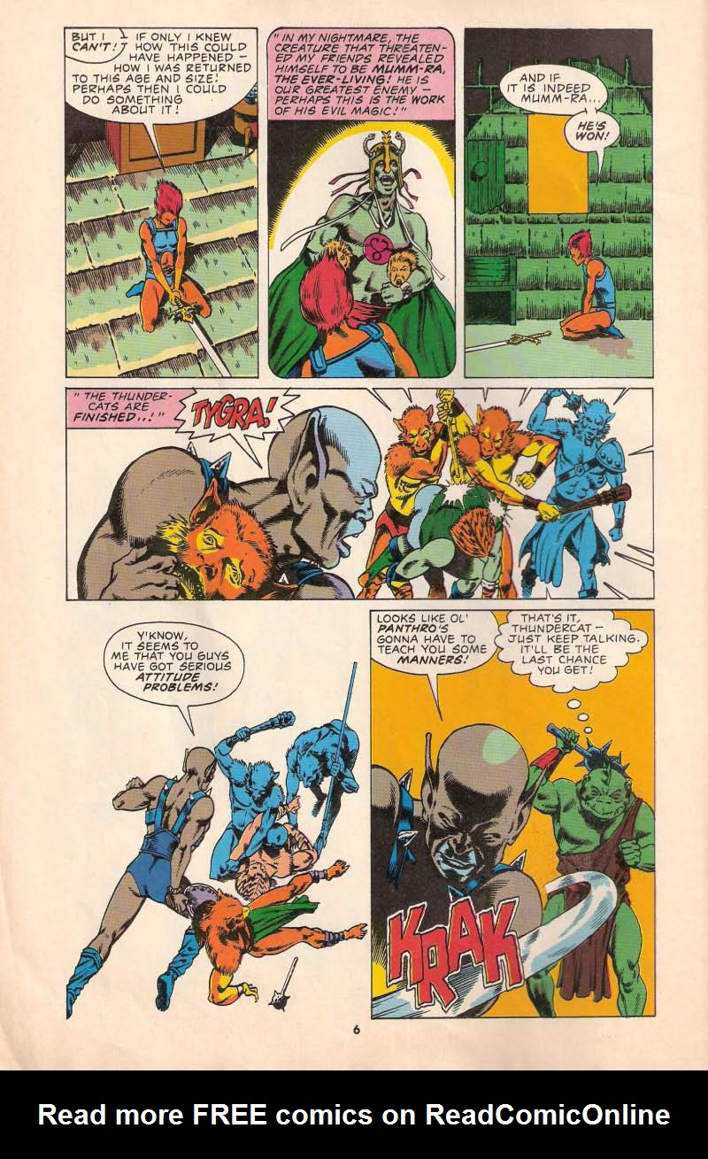 Read online ThunderCats (1987) comic -  Issue #10 - 6