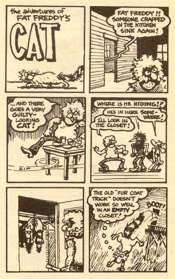 Read online Adventures of Fat Freddy's Cat comic -  Issue #3 - 40