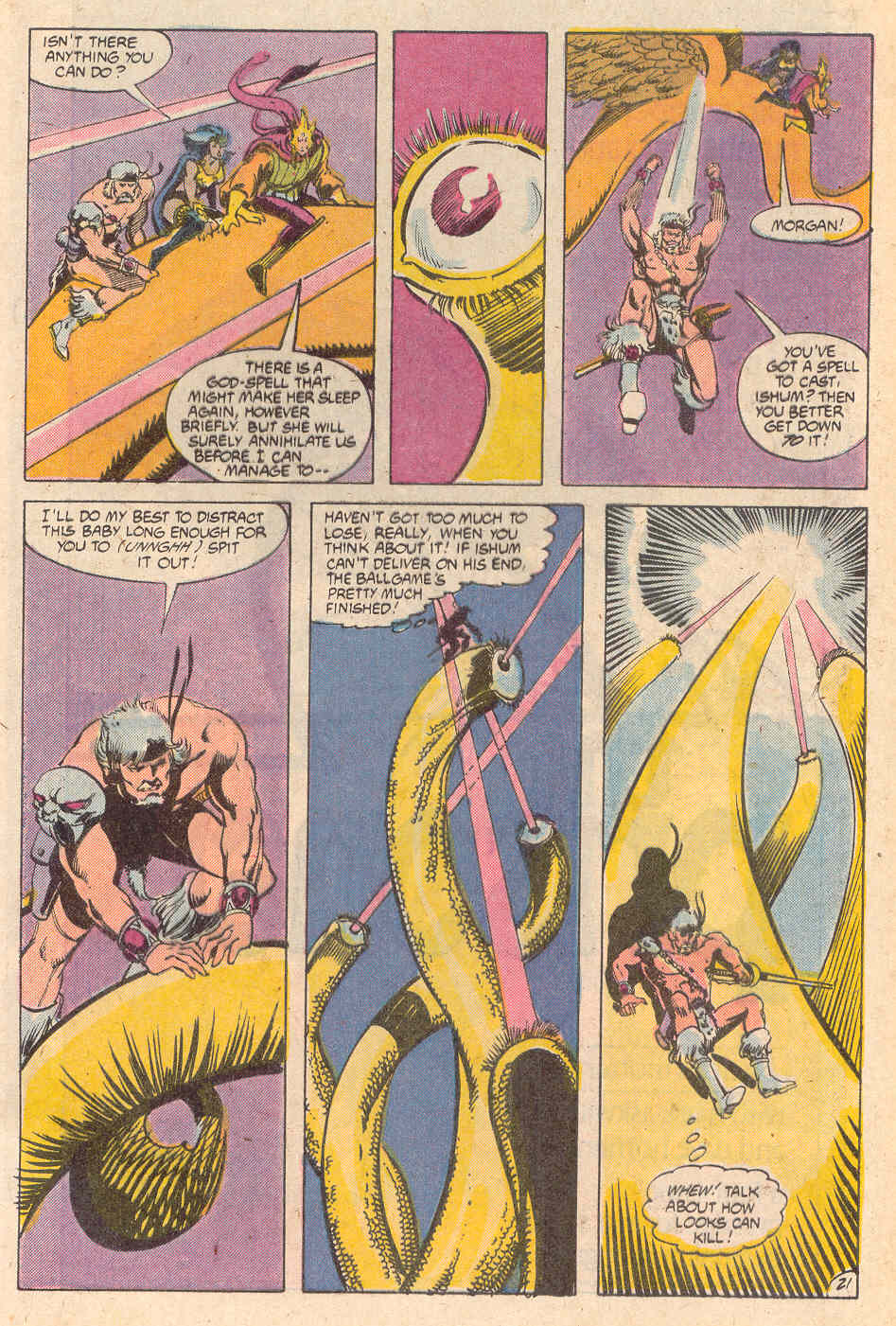 Read online Warlord (1976) comic -  Issue #132 - 21