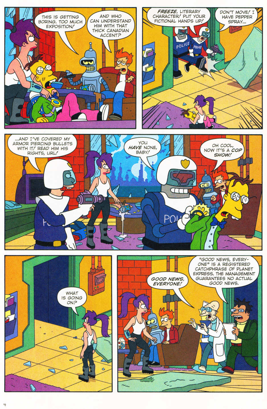 Read online The Simpsons/Futurama Crossover Crisis II comic -  Issue #1 - 5