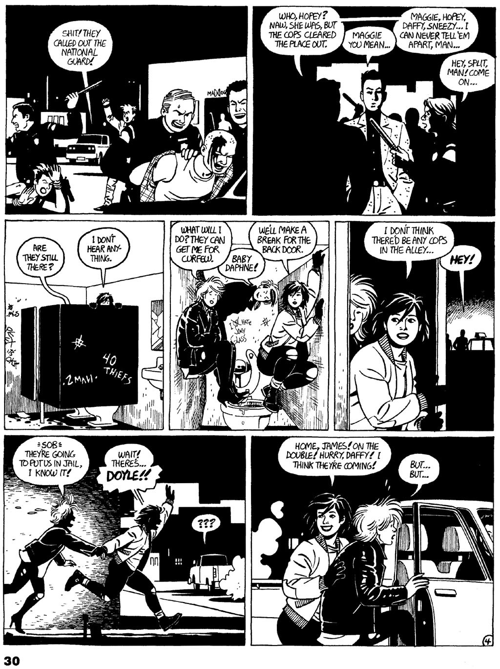 Read online Love and Rockets (1982) comic -  Issue #24 - 32