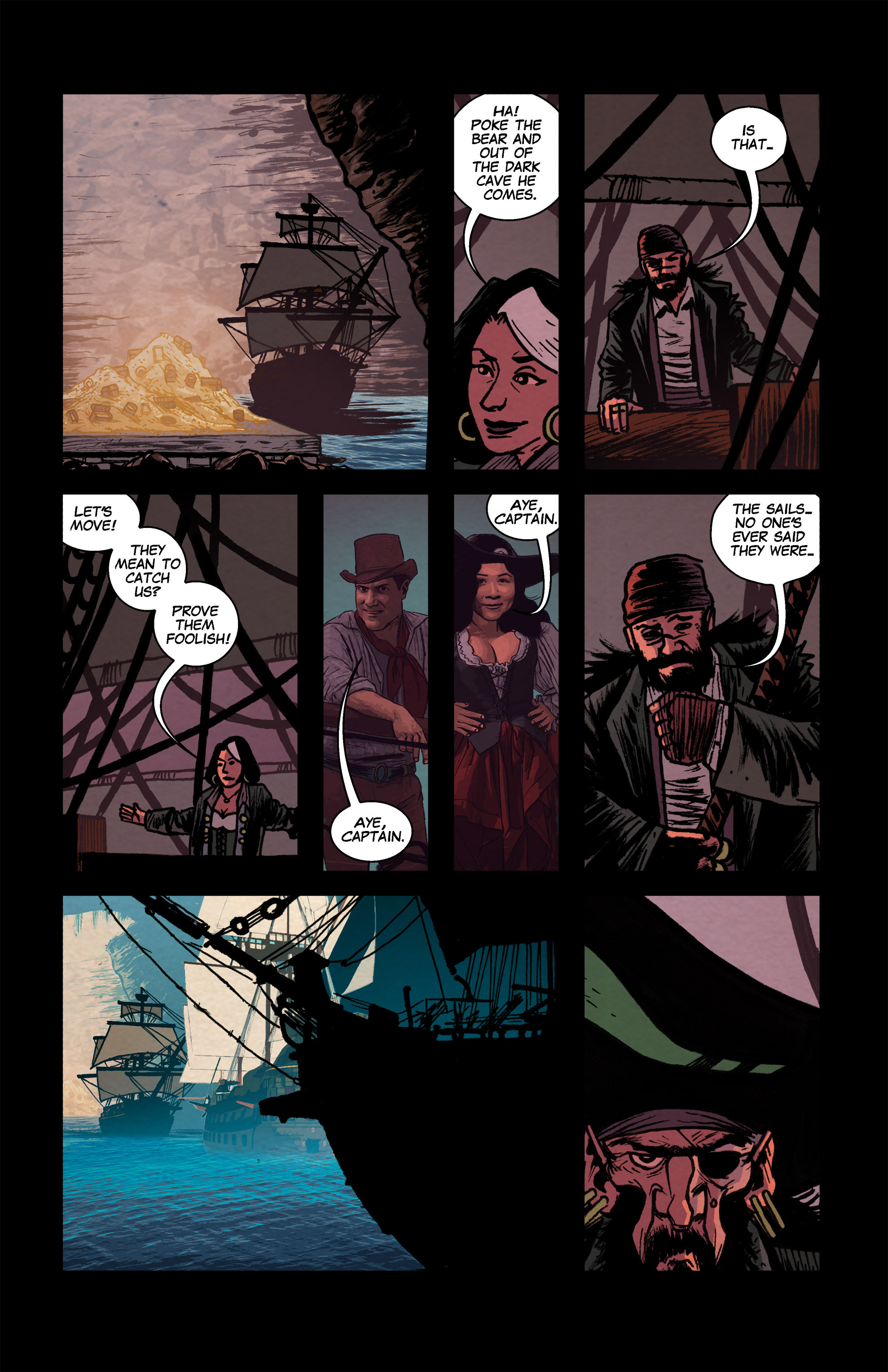 Read online Pirate Eye: Exiled From Exile comic -  Issue #4 - 10