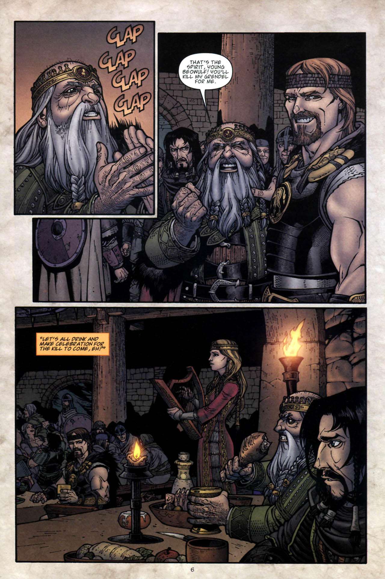 Read online Beowulf (2007) comic -  Issue #2 - 7