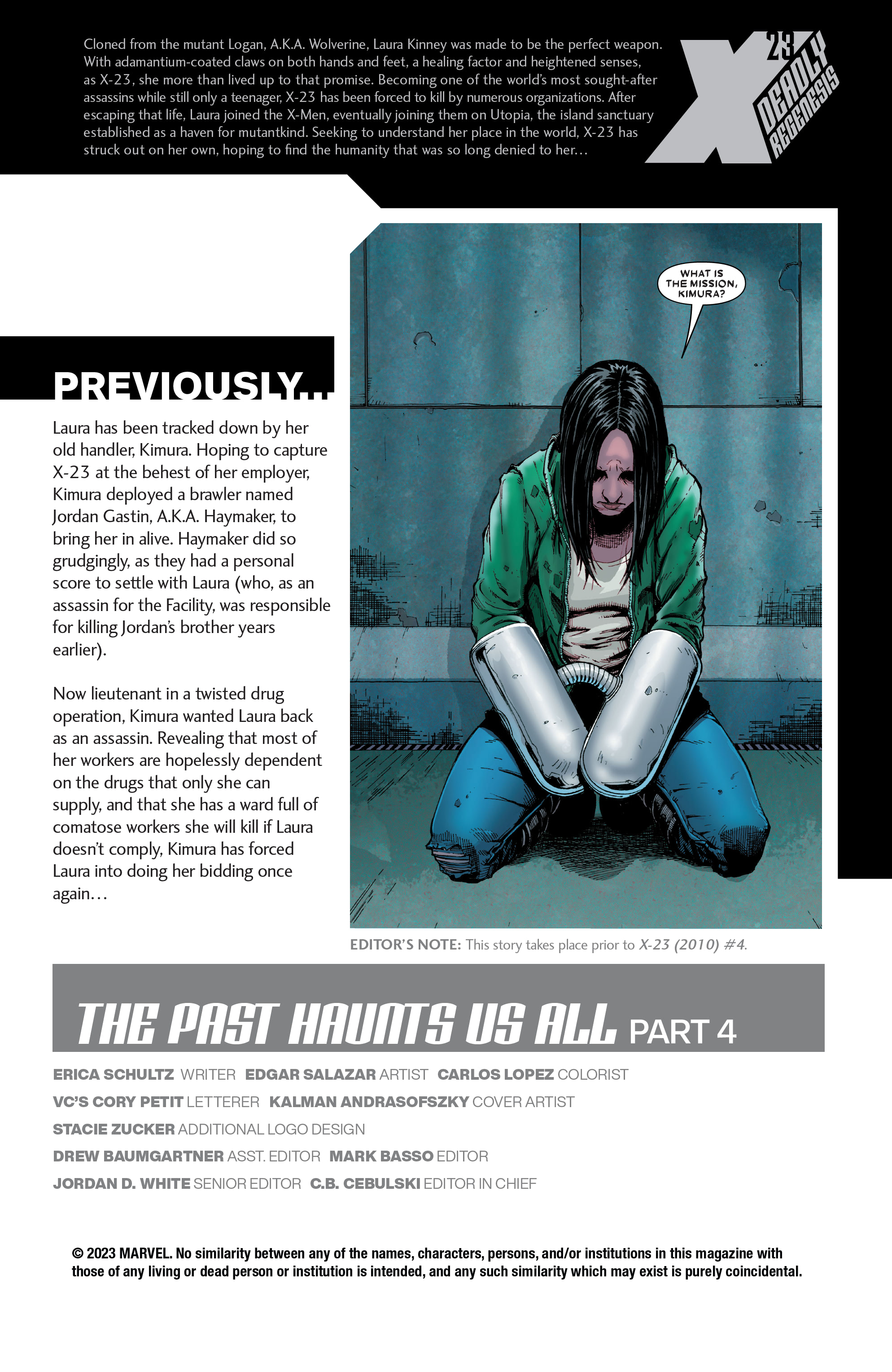 Read online X-23: Deadly Regenesis comic -  Issue #4 - 2