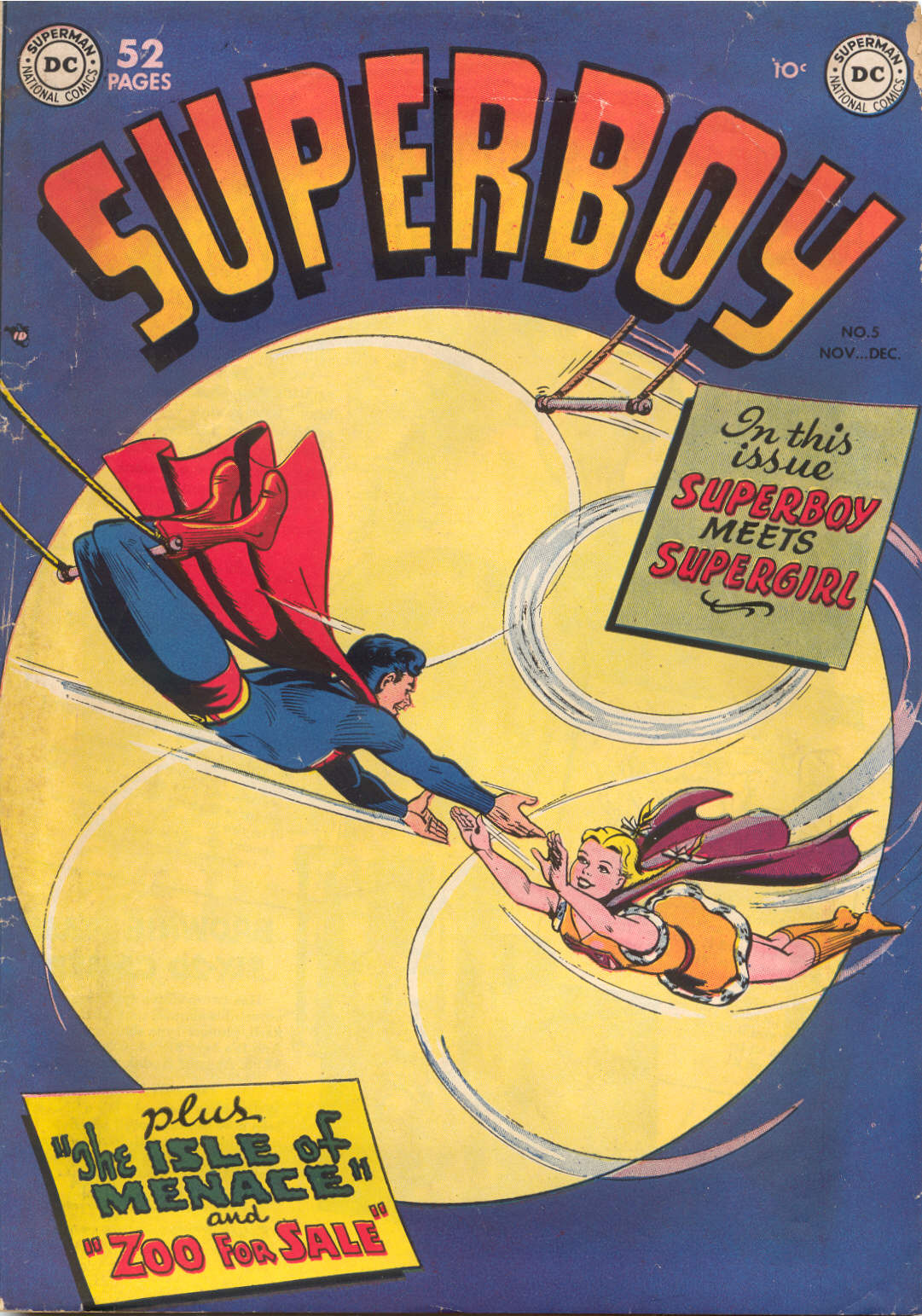 Read online Superboy (1949) comic -  Issue #5 - 1