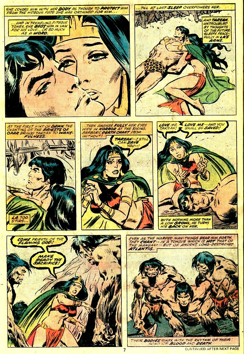 Read online Tarzan (1977) comic -  Issue #6 - 6