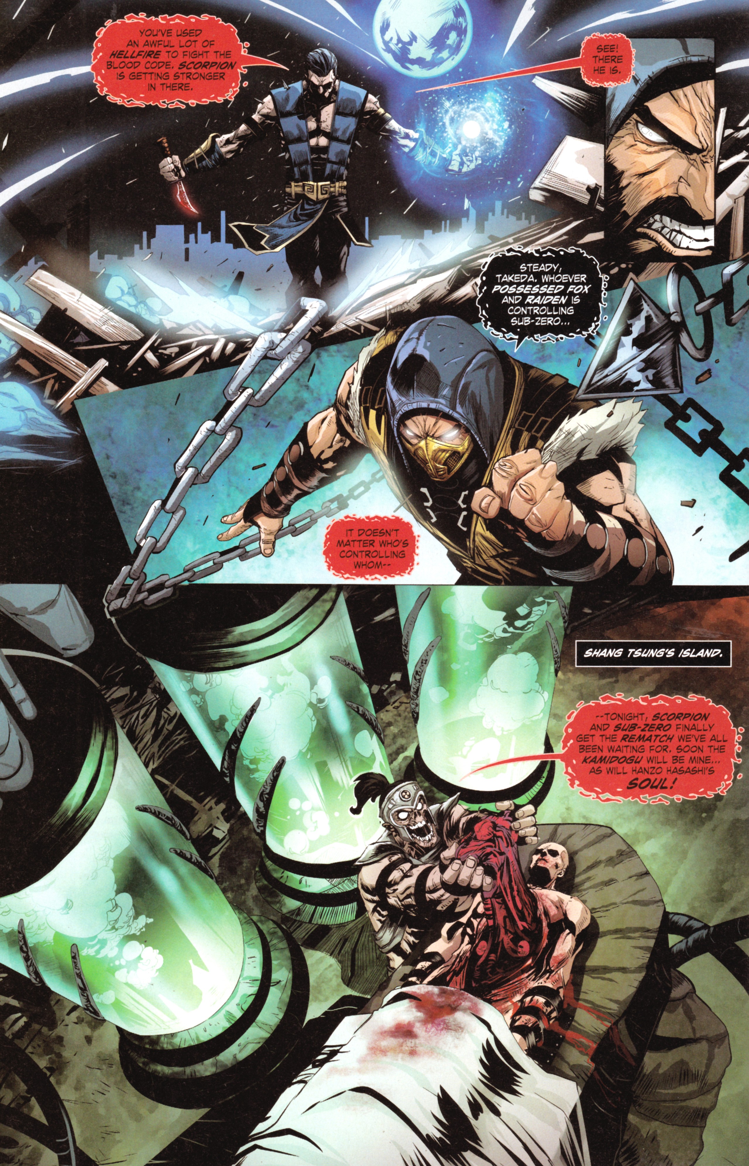 Read online Mortal Kombat X [II] comic -  Issue #5 - 16