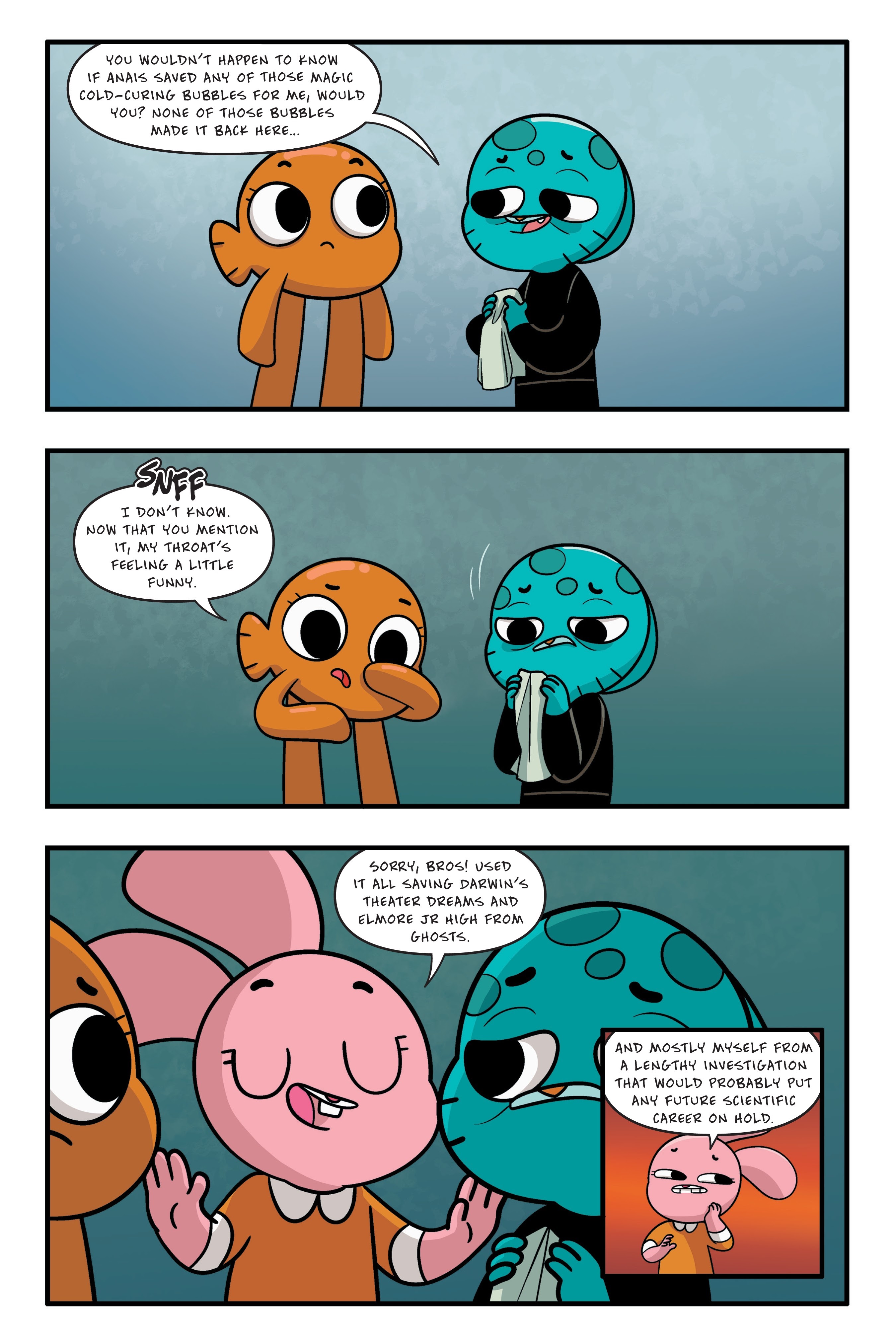Read online The Amazing World of Gumball: Midsummer Nightmare comic -  Issue # TPB - 140