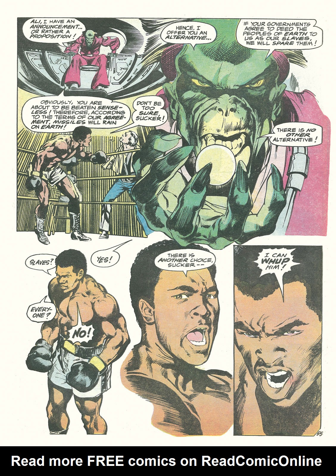 Read online Superman vs Muhammad Ali (1978) comic -  Issue # Full - 52