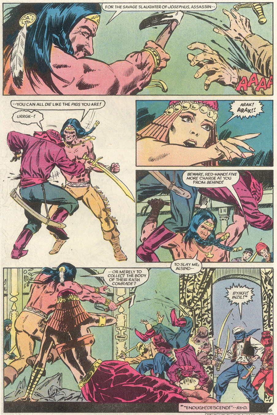 Read online Arak Son of Thunder comic -  Issue #35 - 16