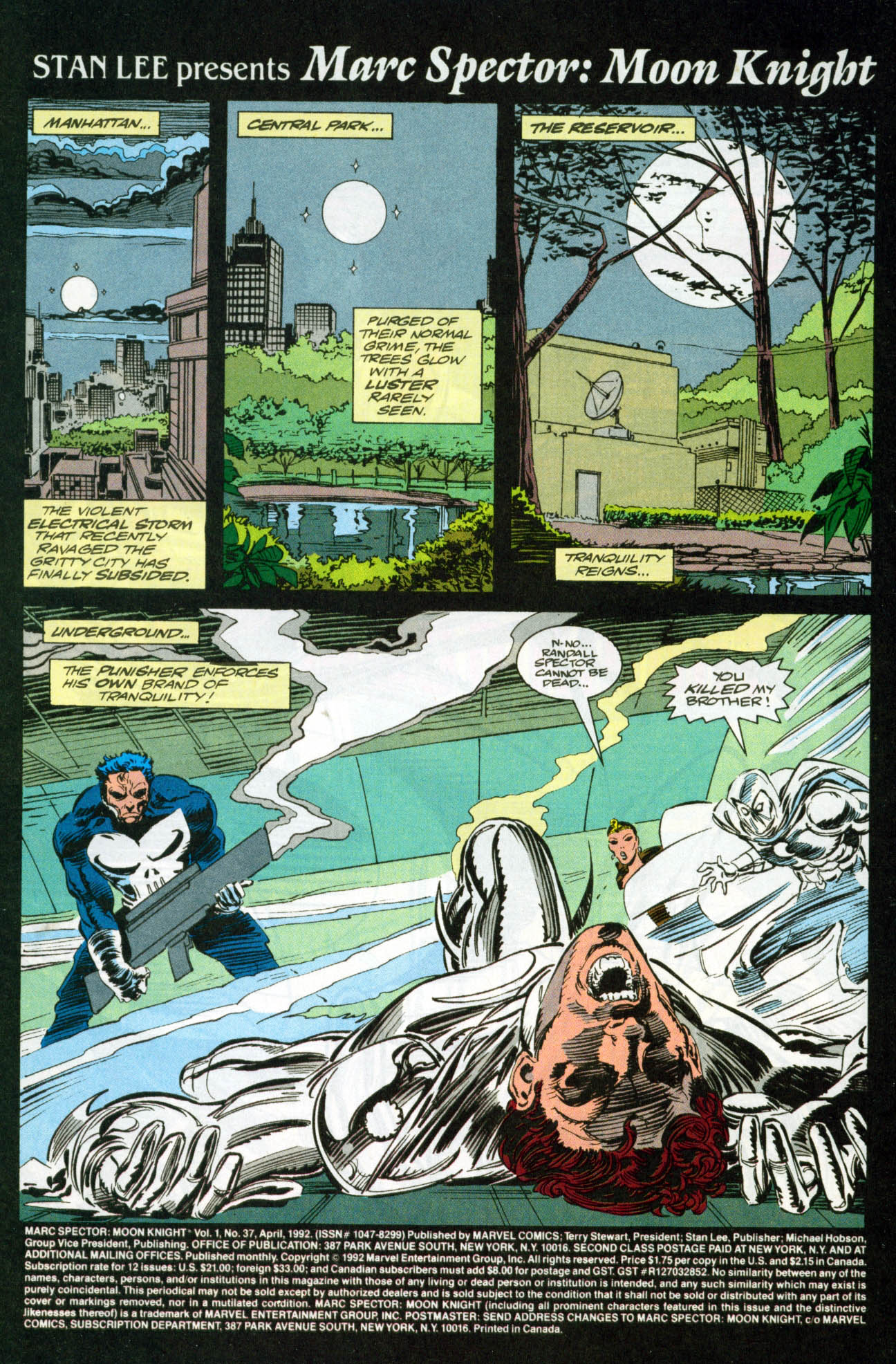 Read online Marc Spector: Moon Knight comic -  Issue #37 - 2