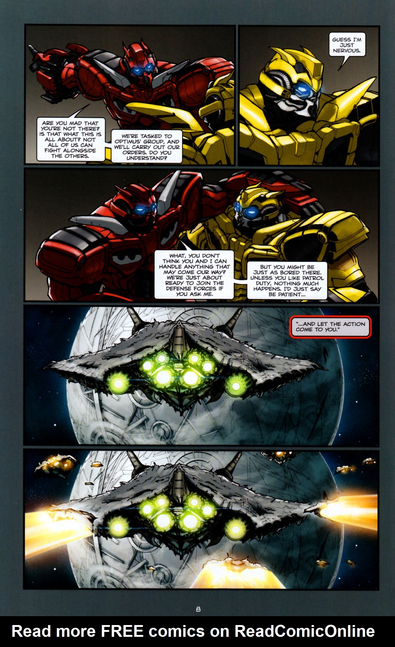 Read online Transformers: Defiance comic -  Issue #1 - 11