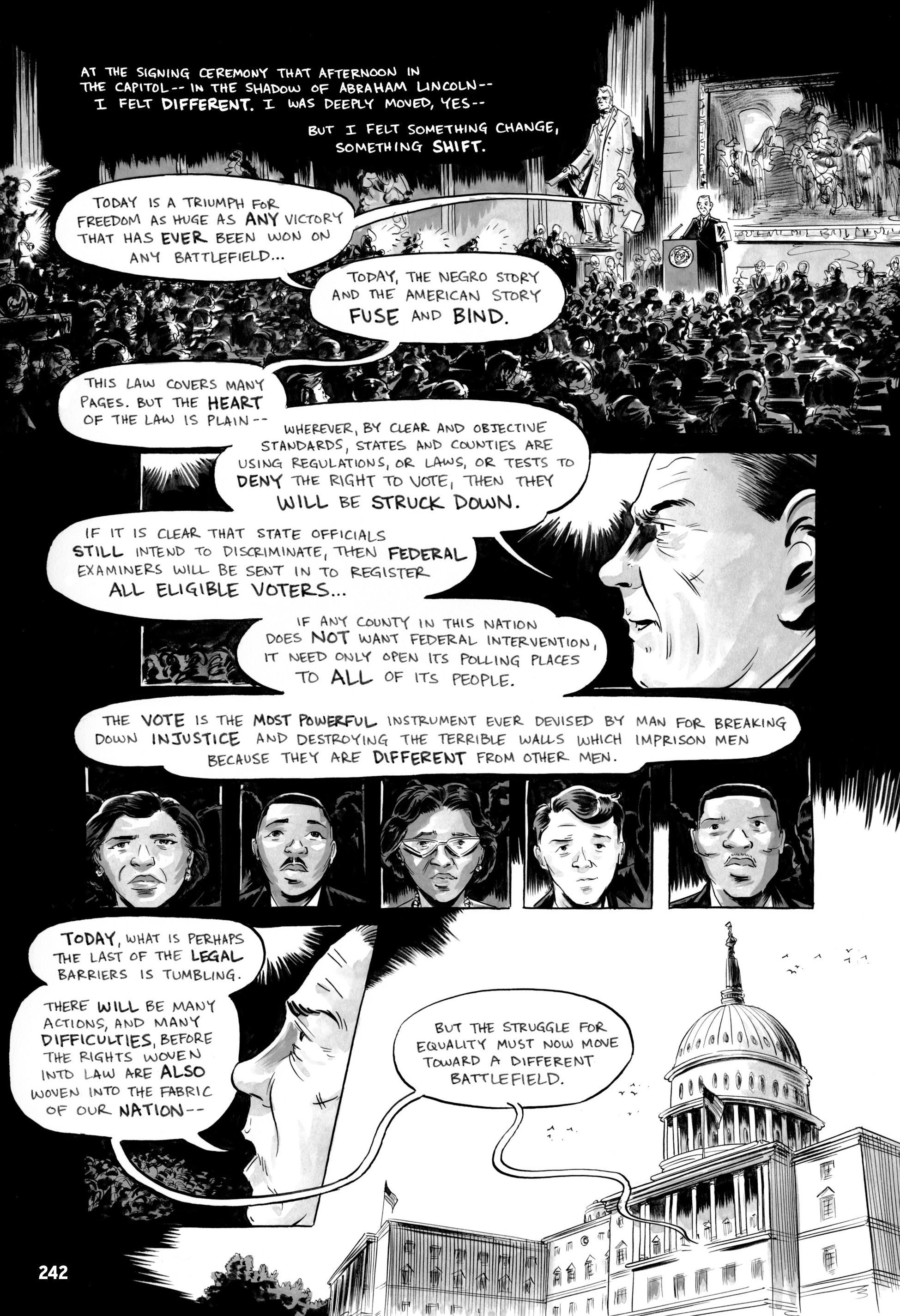 Read online March comic -  Issue #3 - 237