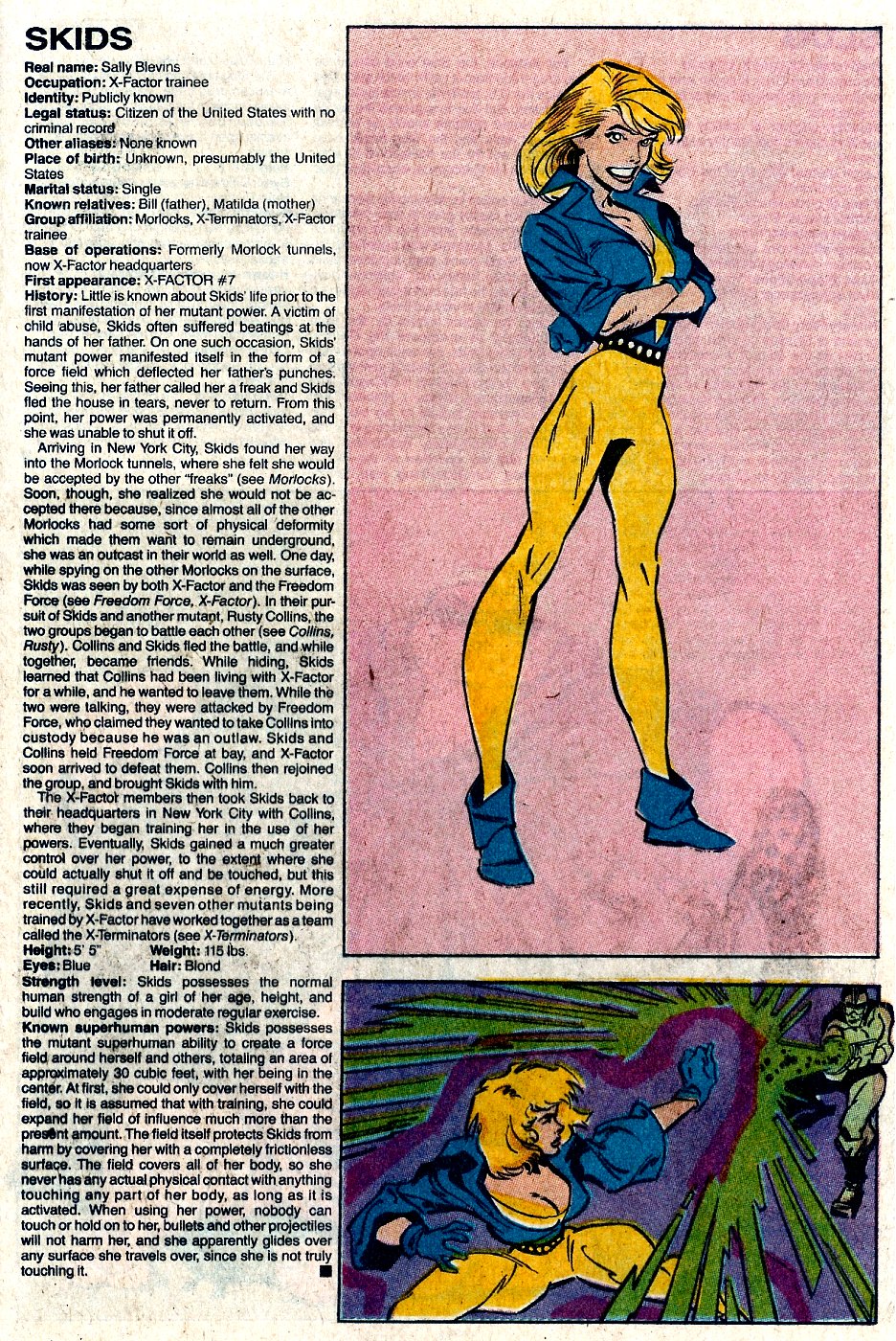 Read online The Official Handbook of the Marvel Universe: Update '89 comic -  Issue #7 - 13