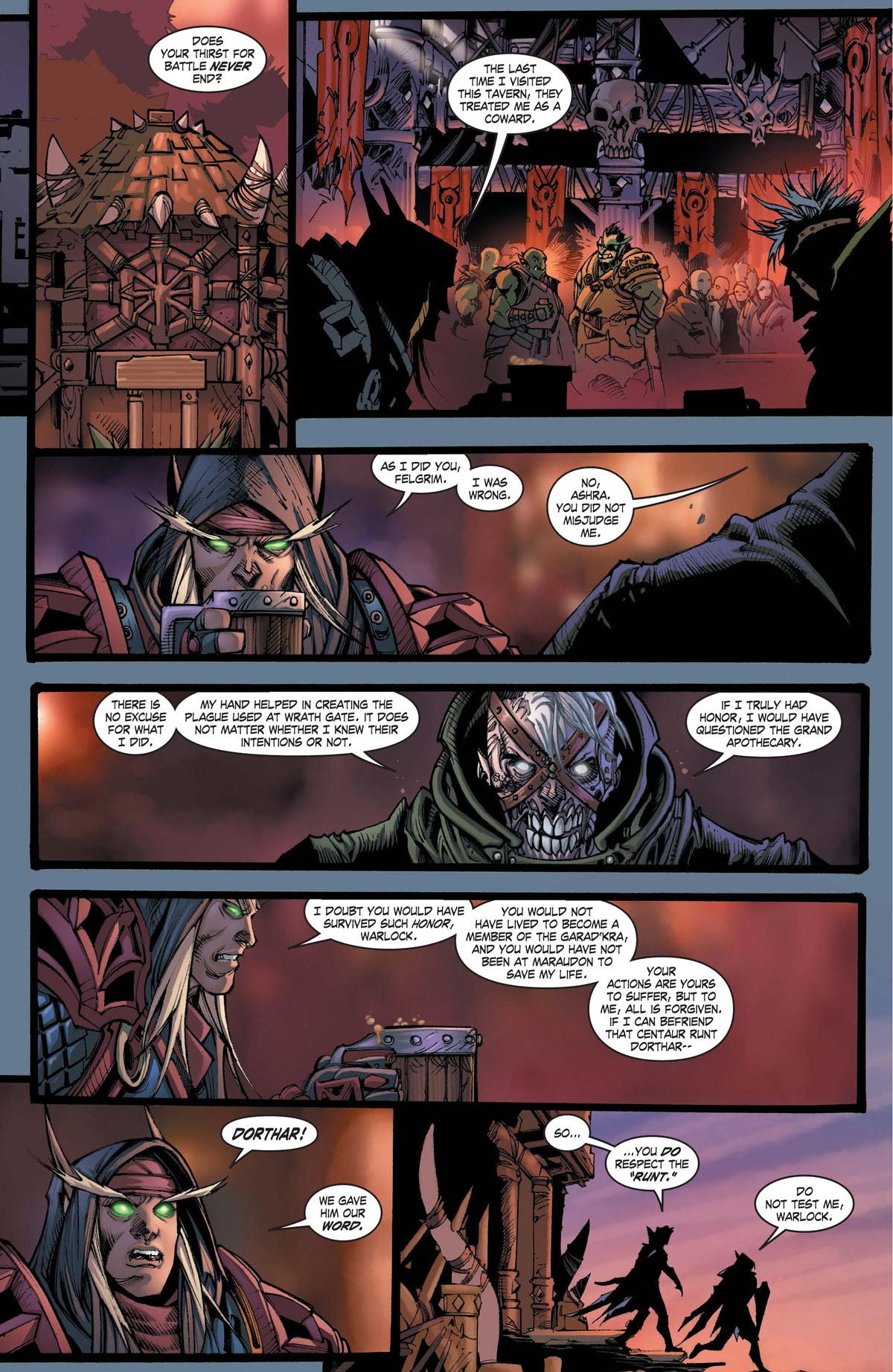 Read online World of Warcraft: Bloodsworn comic -  Issue # Full - 138