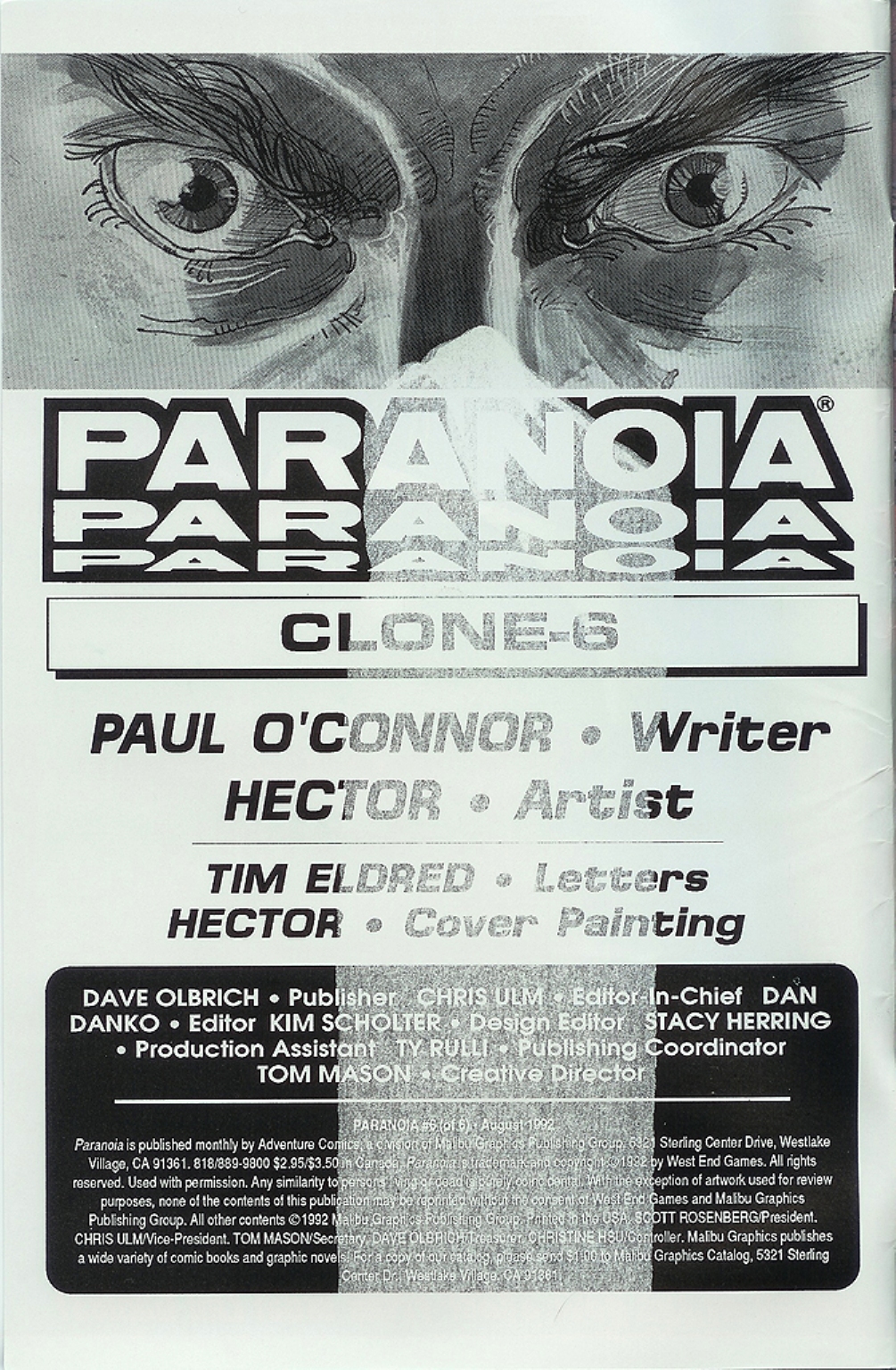 Read online Paranoia comic -  Issue #6 - 2
