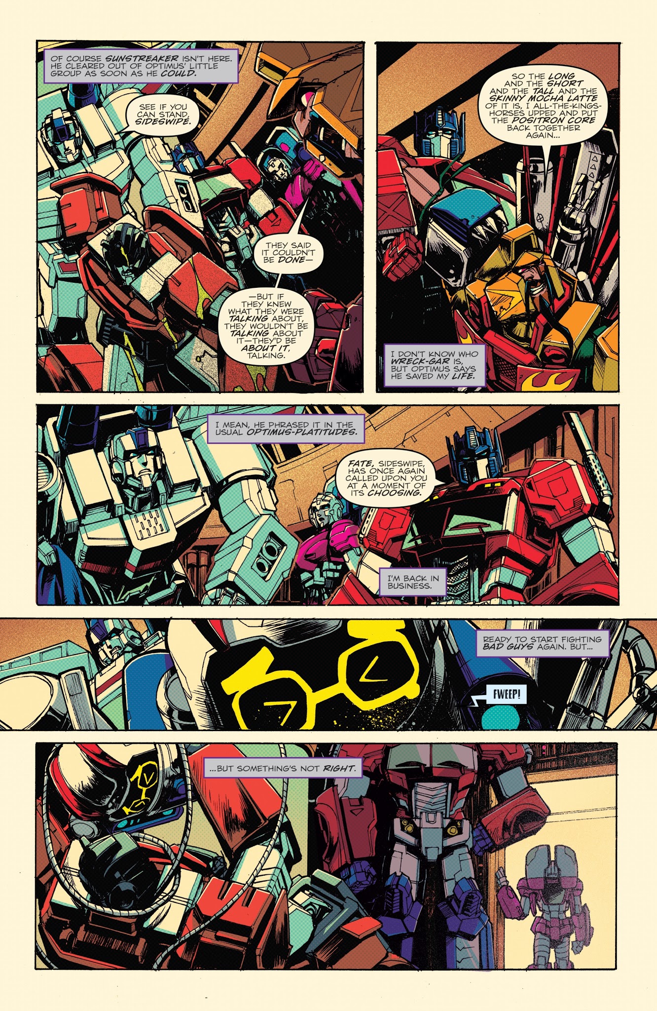 Read online Optimus Prime comic -  Issue #9 - 9