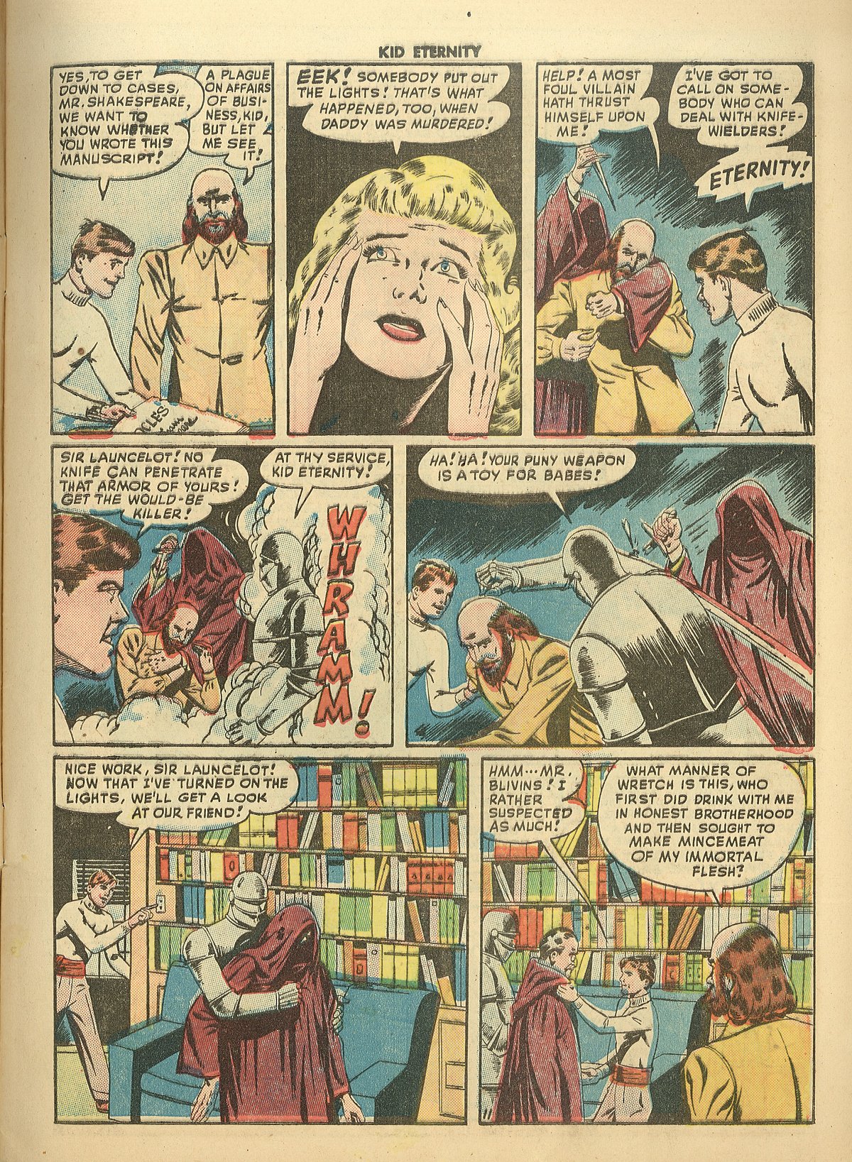 Read online Kid Eternity (1946) comic -  Issue #12 - 13