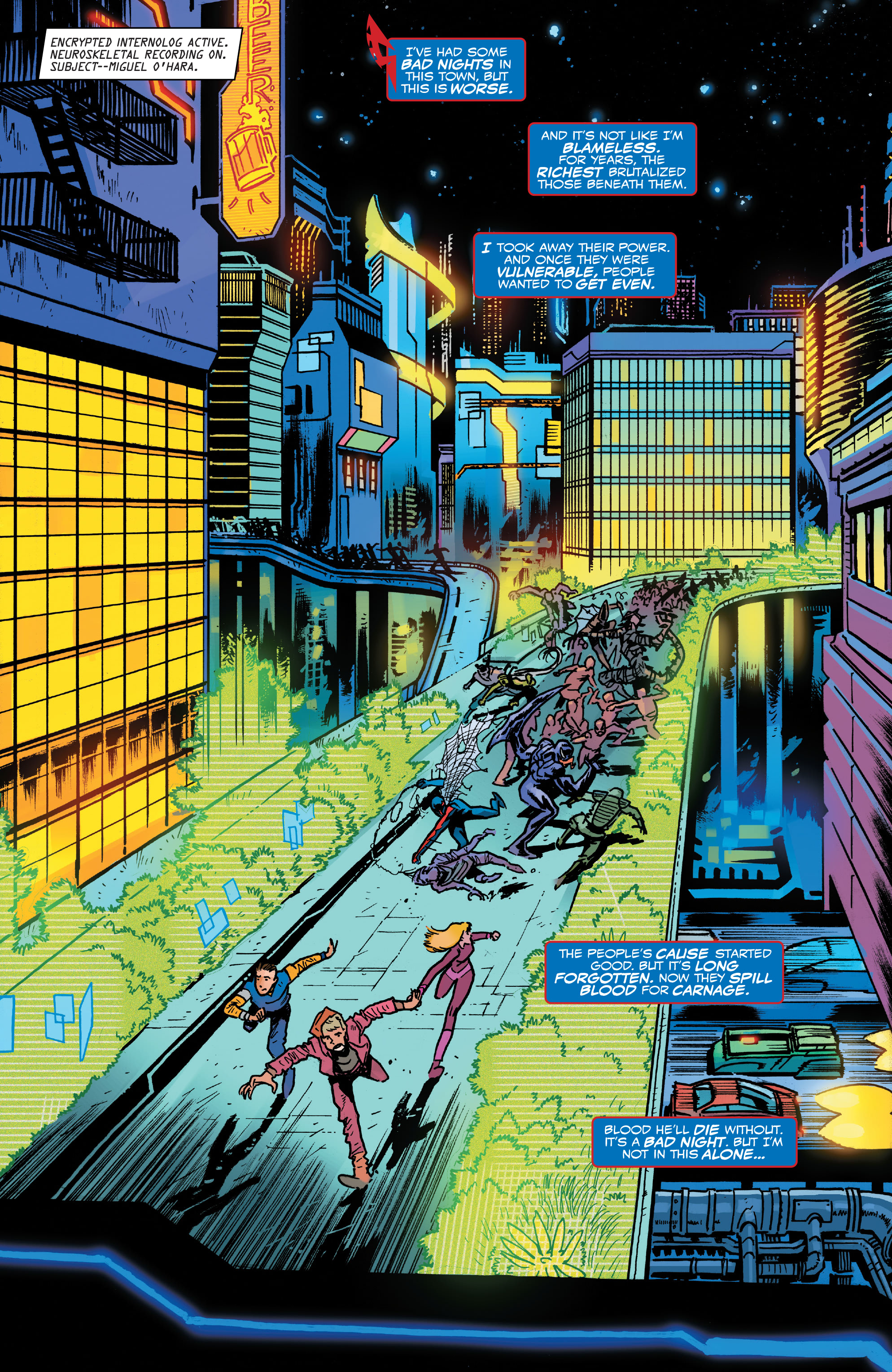 Read online Spider-Man 2099: Dark Genesis comic -  Issue #4 - 4