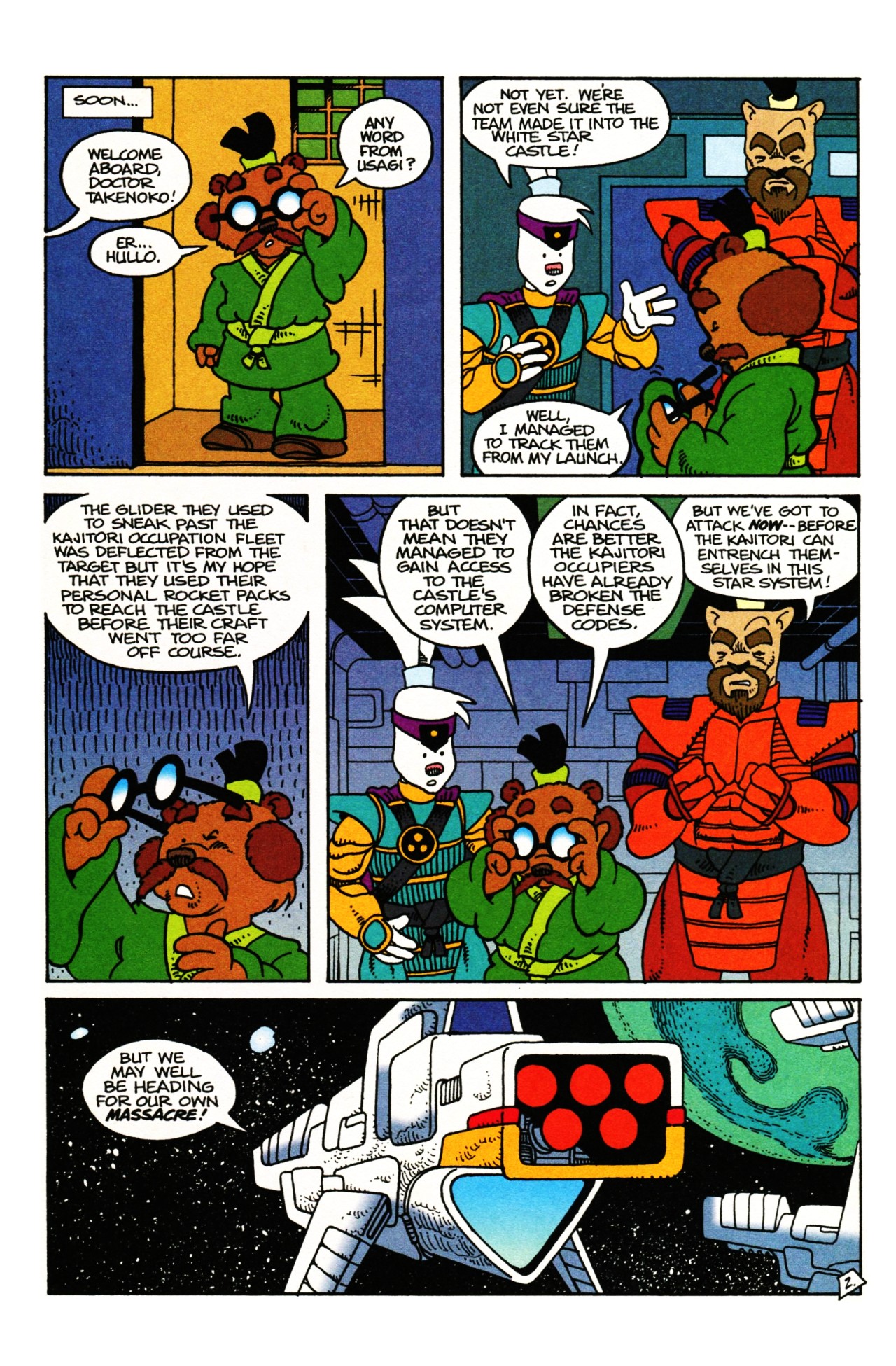 Read online Space Usagi Volume 2 comic -  Issue #3 - 4