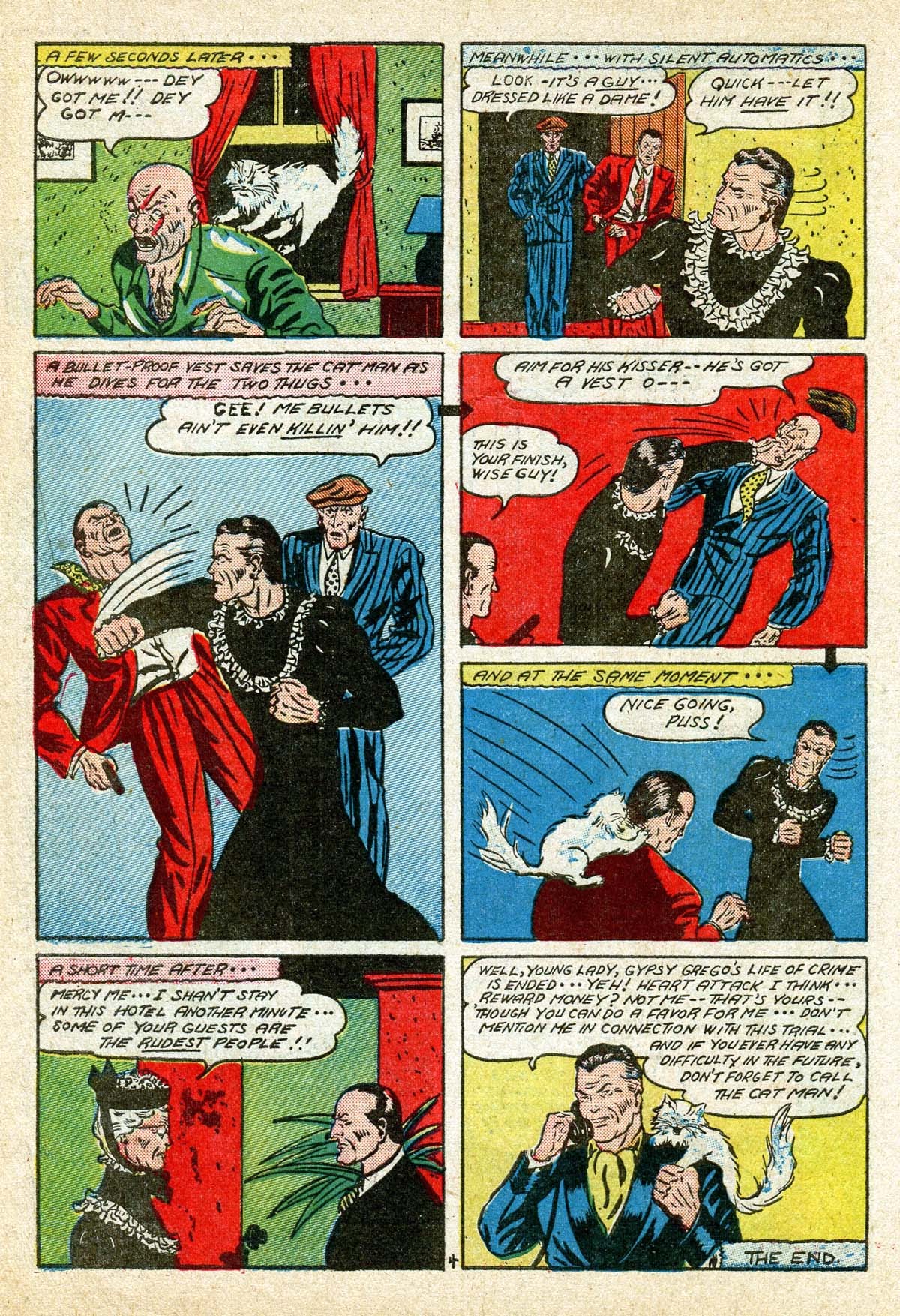 Read online Amazing Man Comics comic -  Issue #8 - 16