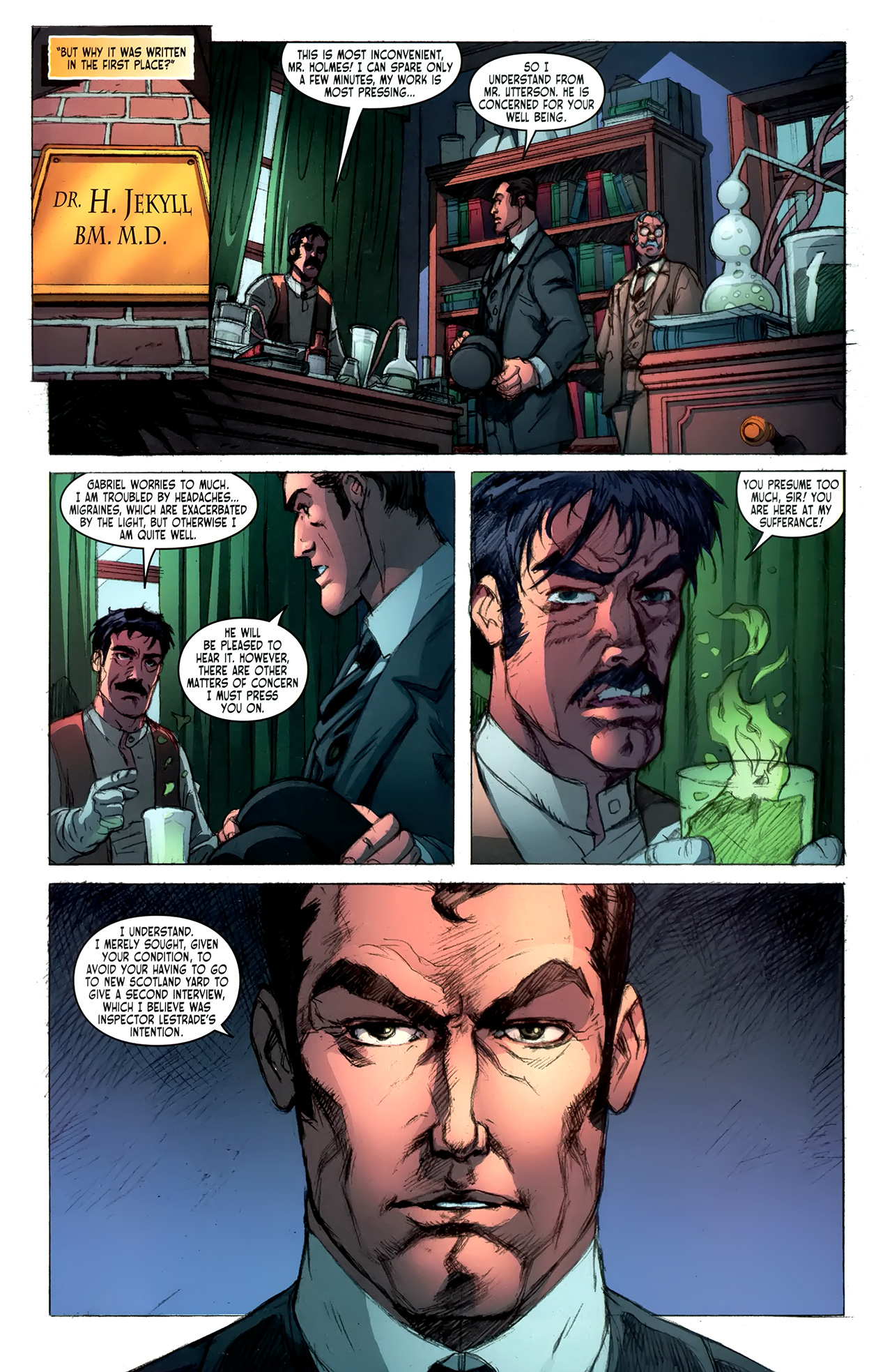 Read online Victorian Undead: Sherlock Holmes vs. Jekyll and Hyde comic -  Issue # Full - 16