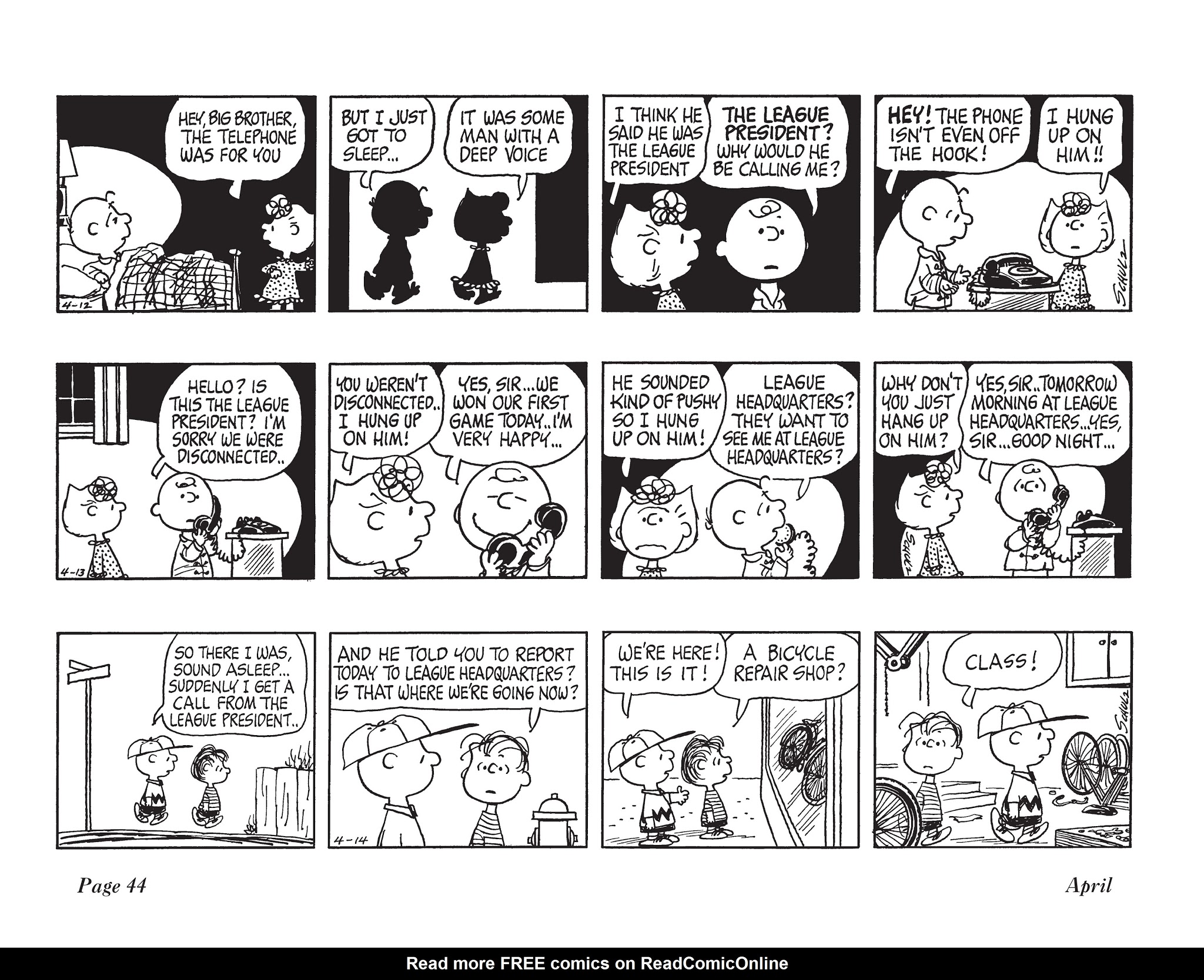 Read online The Complete Peanuts comic -  Issue # TPB 12 - 58